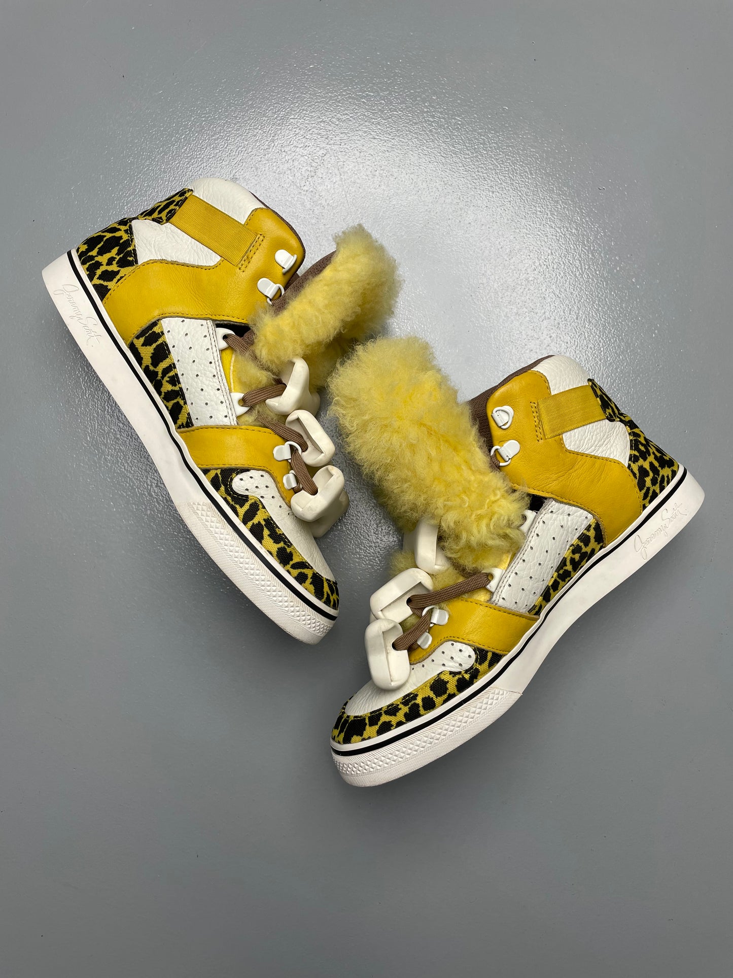 adidas Originals by Jeremy Scott S/S 2015 JS Bones Fur - size 43 1/3