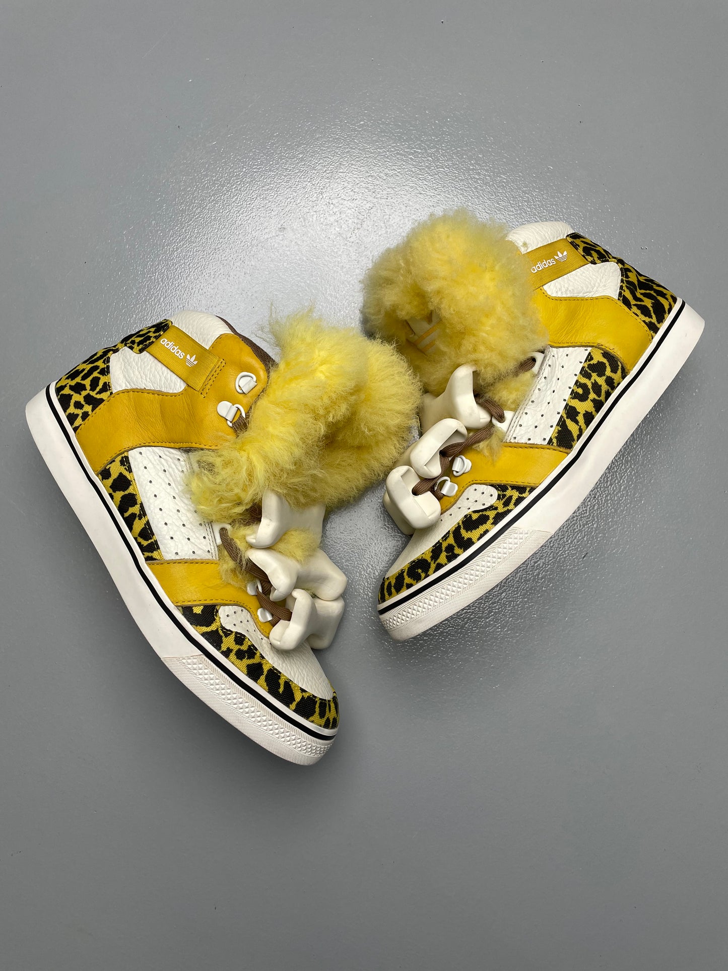 adidas Originals by Jeremy Scott S/S 2015 JS Bones Fur - size 43 1/3