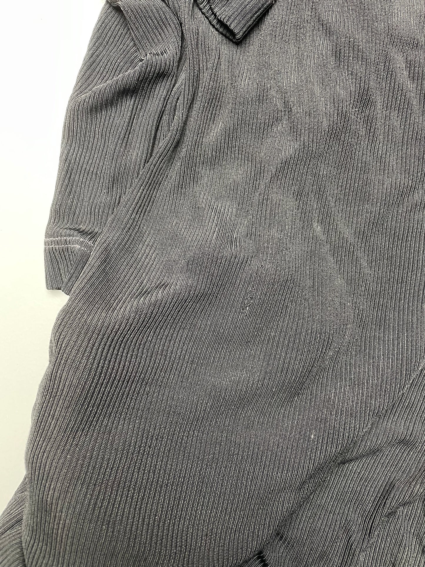 1993 Katharine Hamnett London sheer ribbed long-sleeve bodycon mini dress - size L