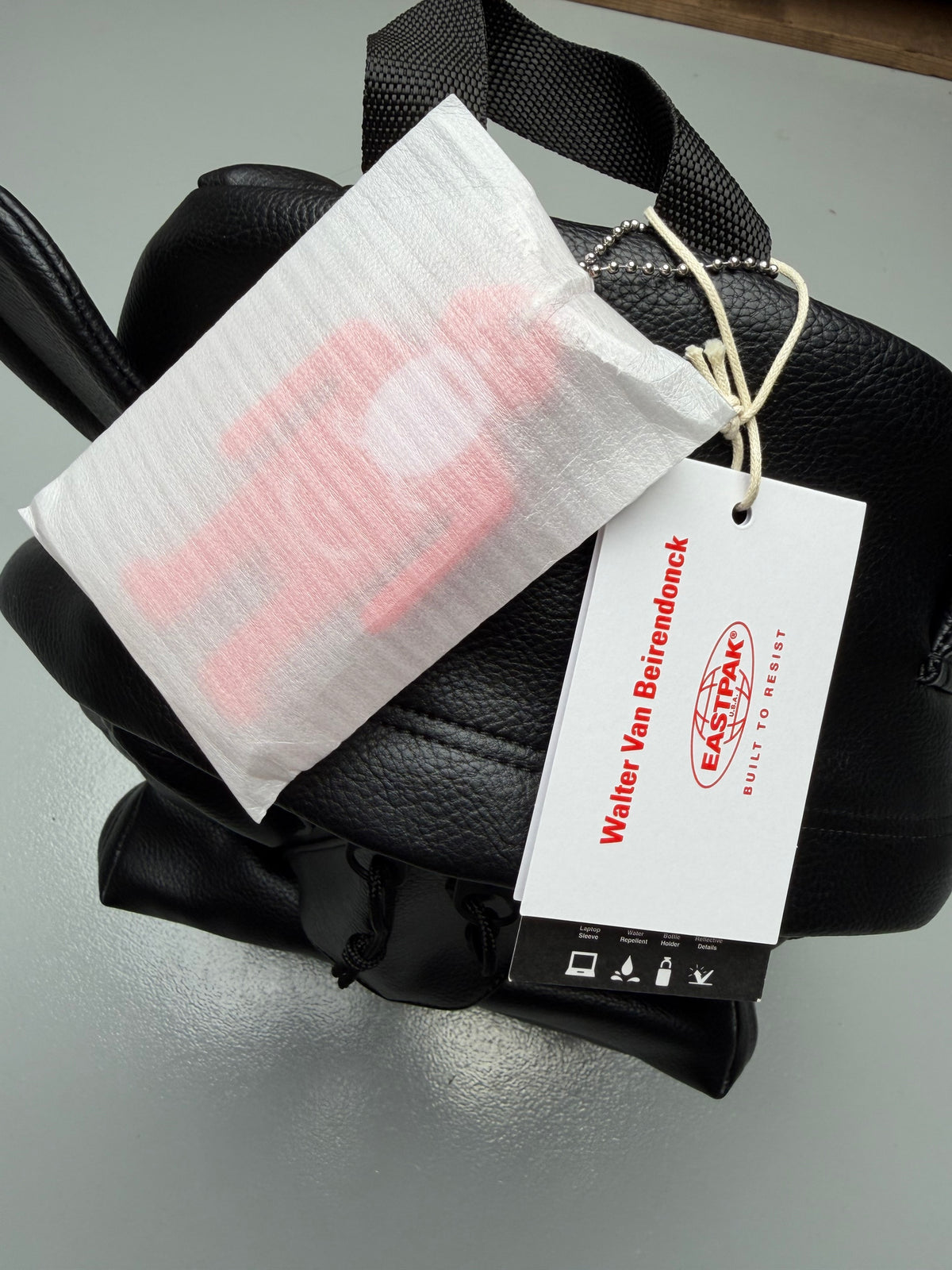 Eastpak X Walter Van Beirendonck A/W 2026 Walter Pak'r (Black Faux Leather)