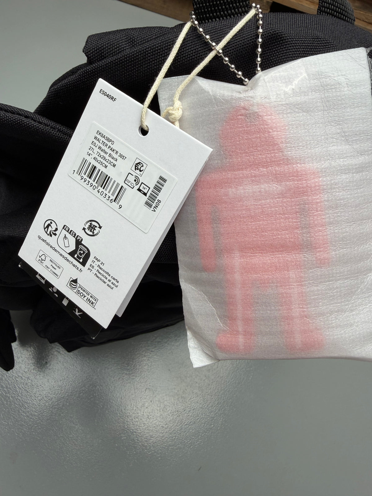 Eastpak X Walter Van Beirendonck A/W 2026 Walter Pak'r 3057 (Black)