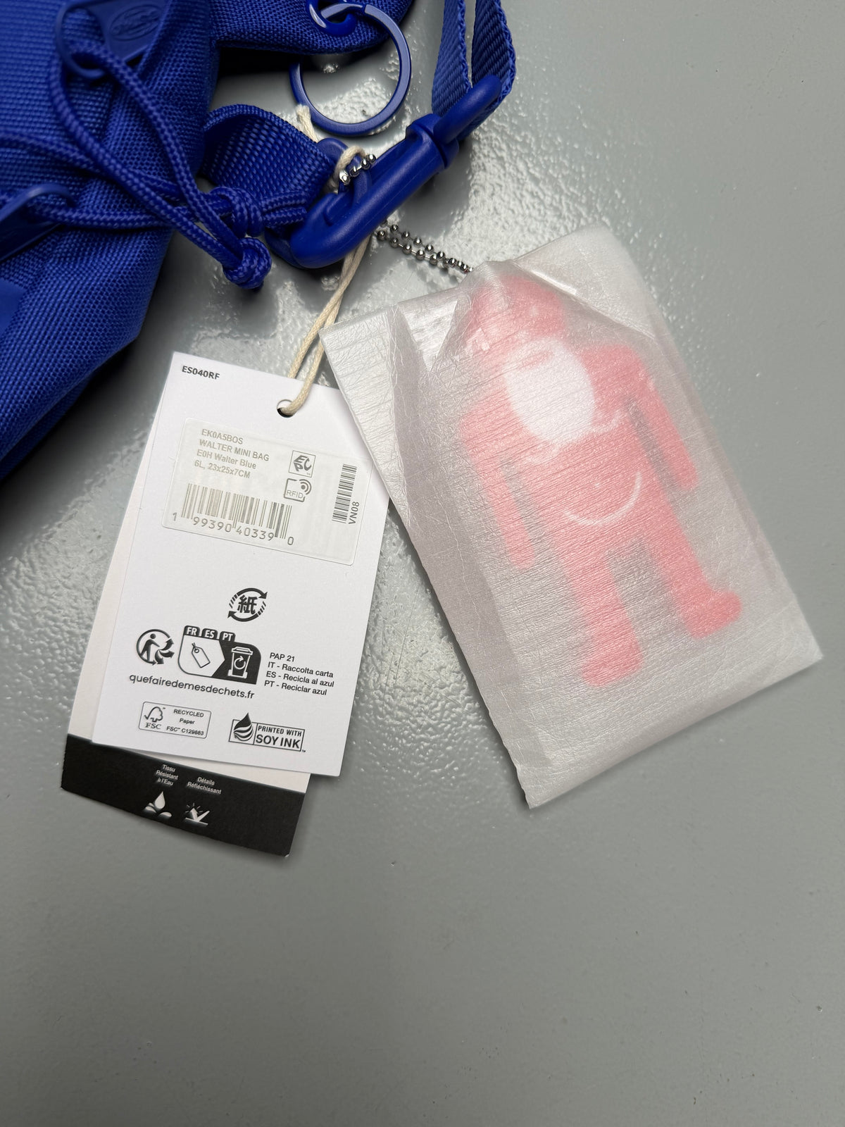Eastpak X Walter Van Beirendonck A/W 2026 Walter Mini Bag (Blue)