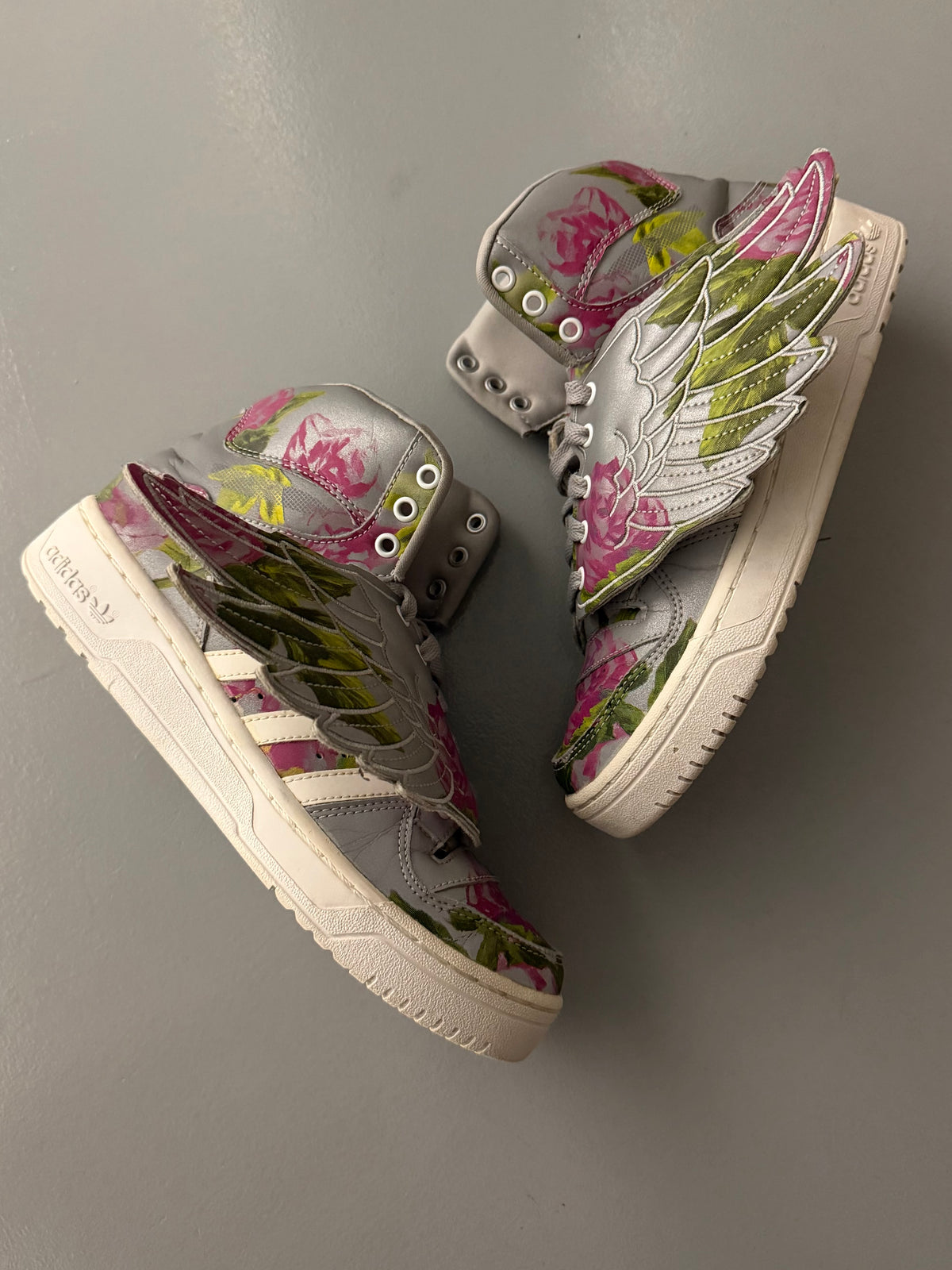 adidas Originals by Jeremy Scott S/S 2015 JS Wings Floral - size 39 1/3