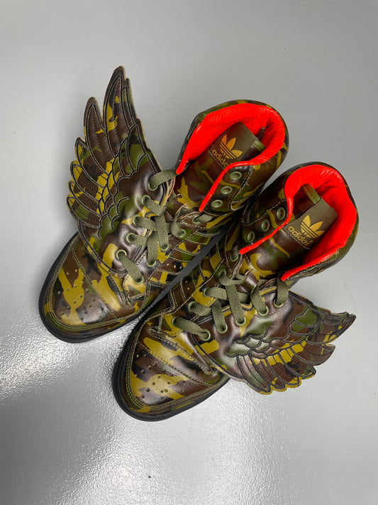 adidas Originals by Jeremy Scott A/W 2011 JS Wings Camo - size 38 2/3