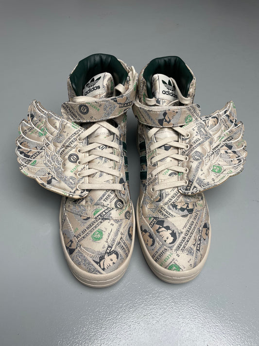 adidas Originals by Jeremy Scott 2021 JS Forum Wings 1.0 Money - size 45 1/3