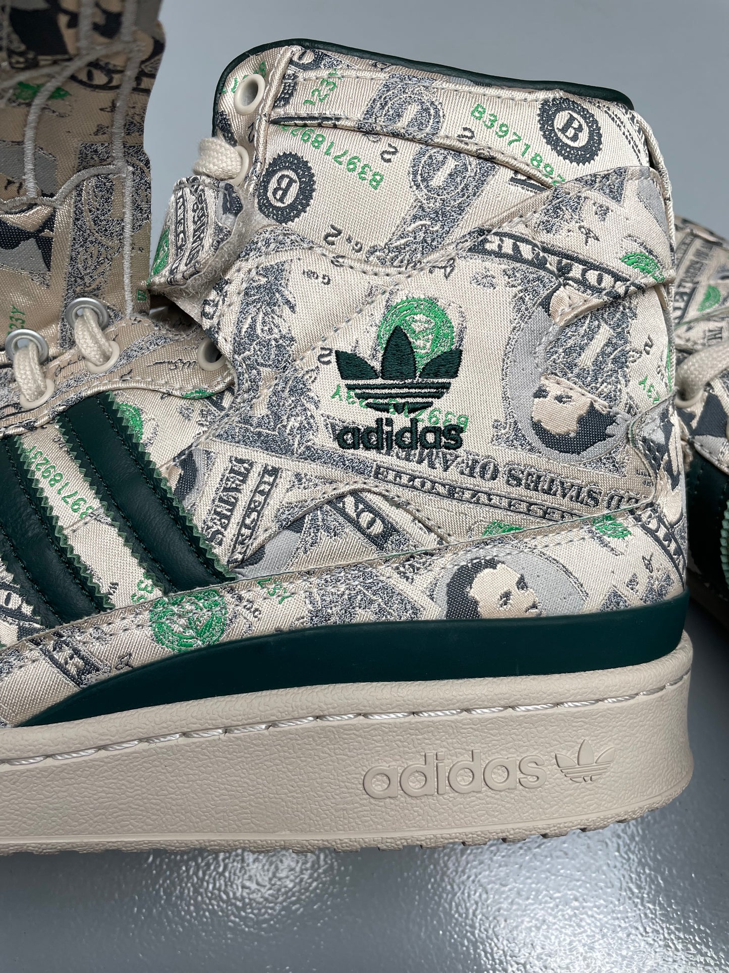 adidas Originals by Jeremy Scott 2021 JS Forum Wings 1.0 Money - size 45 1/3