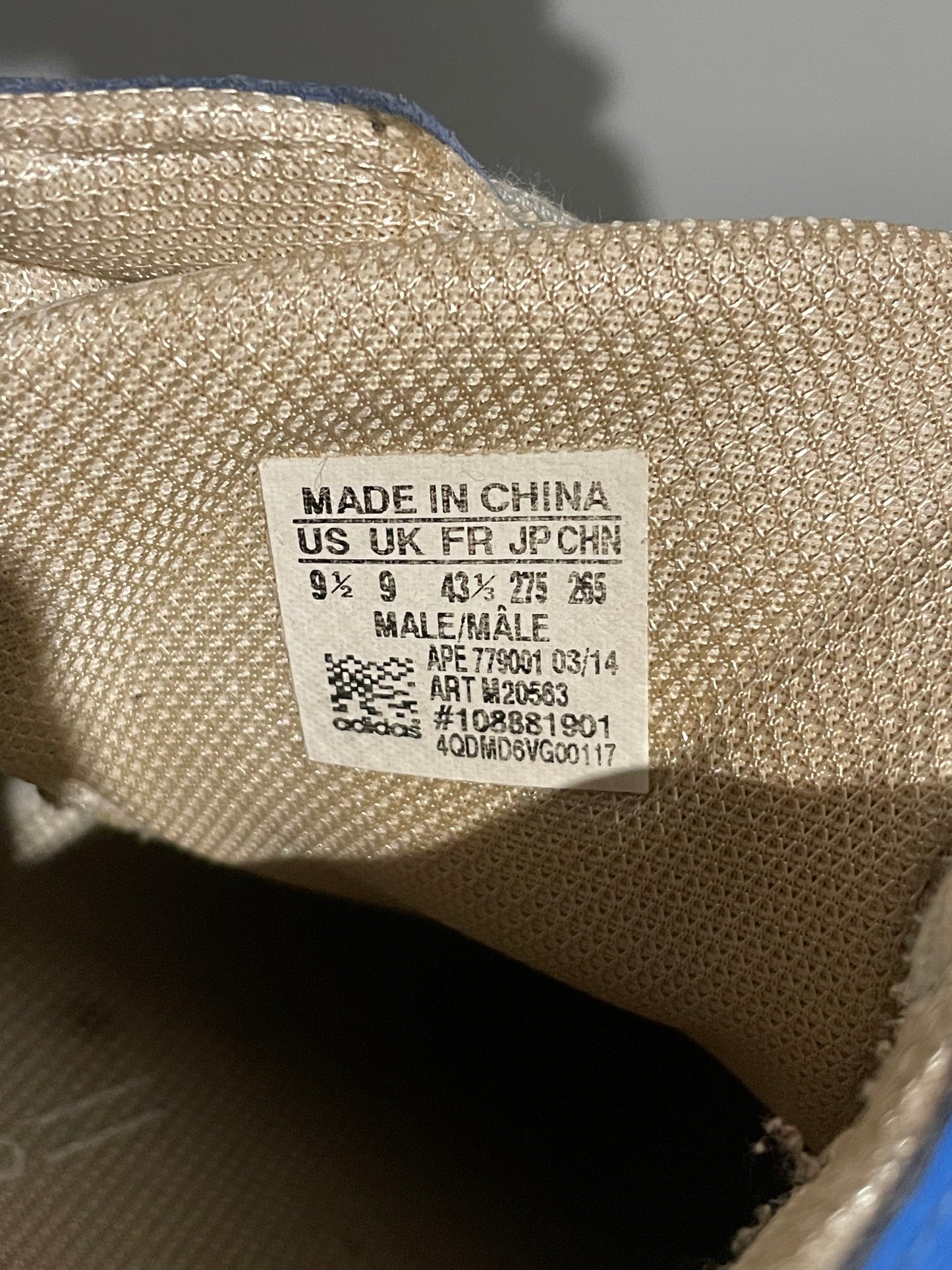 adidas X Raf Simons S/S 2014 Response Trail 2 "OG 1" - size 43 1/3