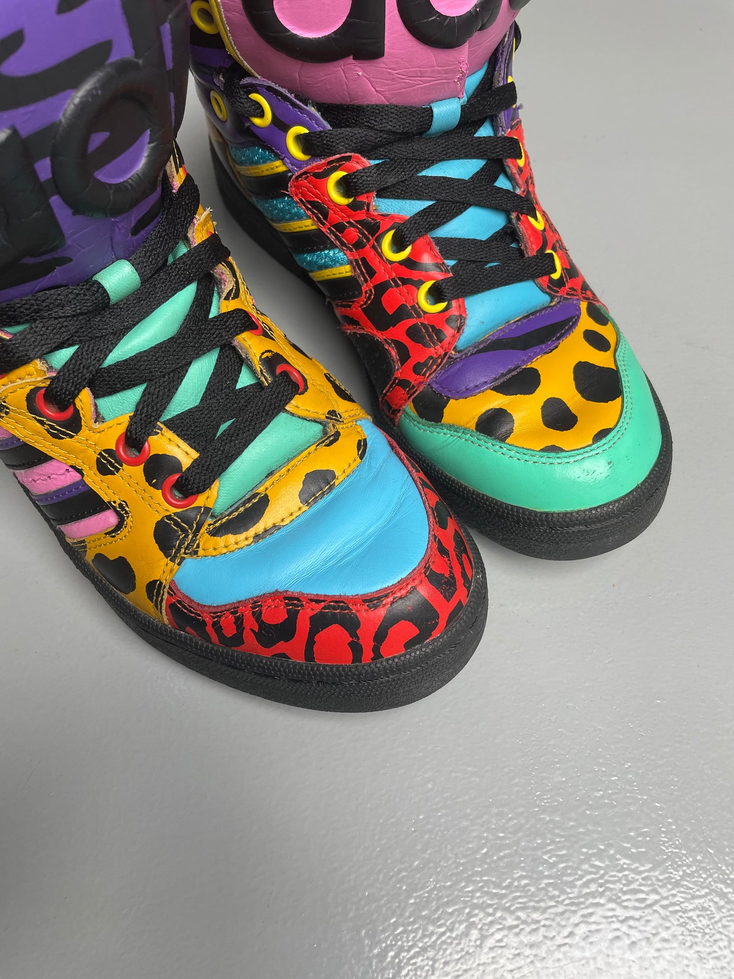 adidas Originals by Jeremy Scott A/W 2012 JS Instinct Hi (Multicolor) - size 40