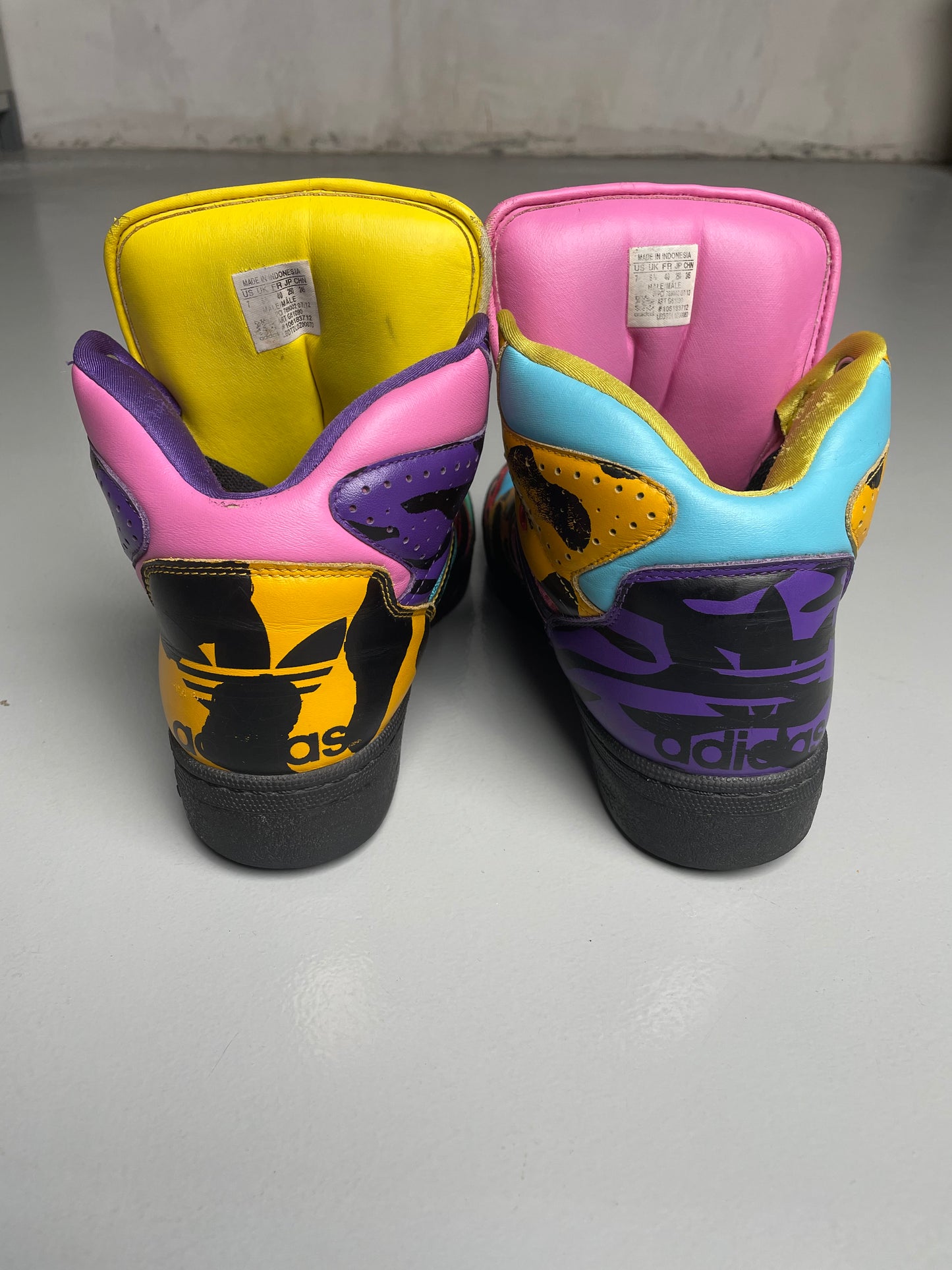 adidas Originals by Jeremy Scott A/W 2012 JS Instinct Hi (Multicolor) - size 40