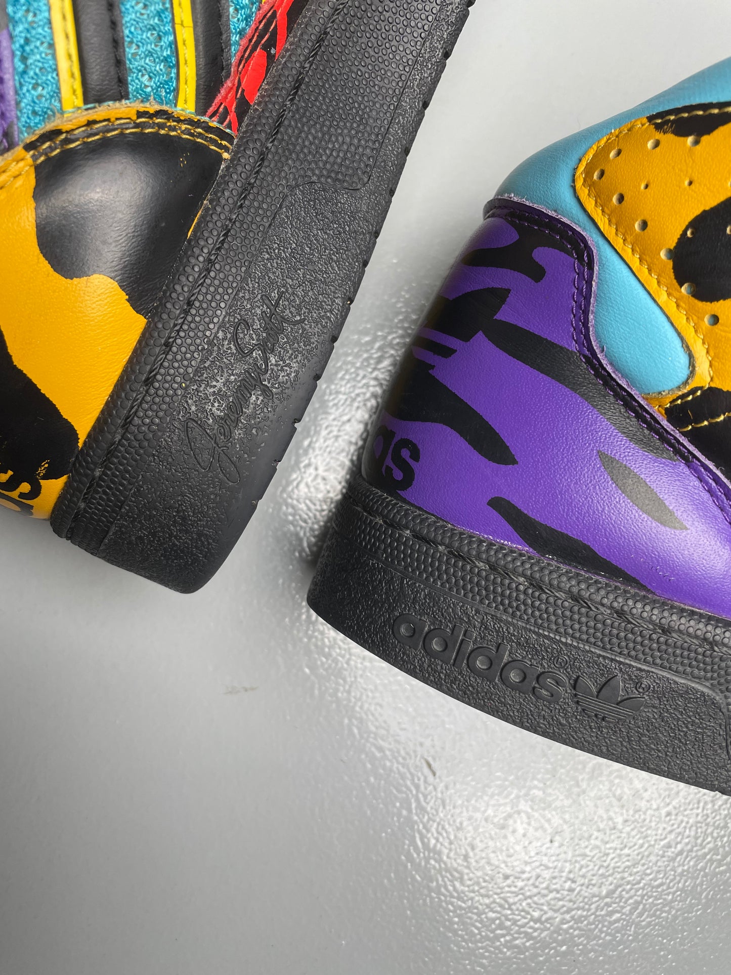 adidas Originals by Jeremy Scott A/W 2012 JS Instinct Hi (Multicolor) - size 40
