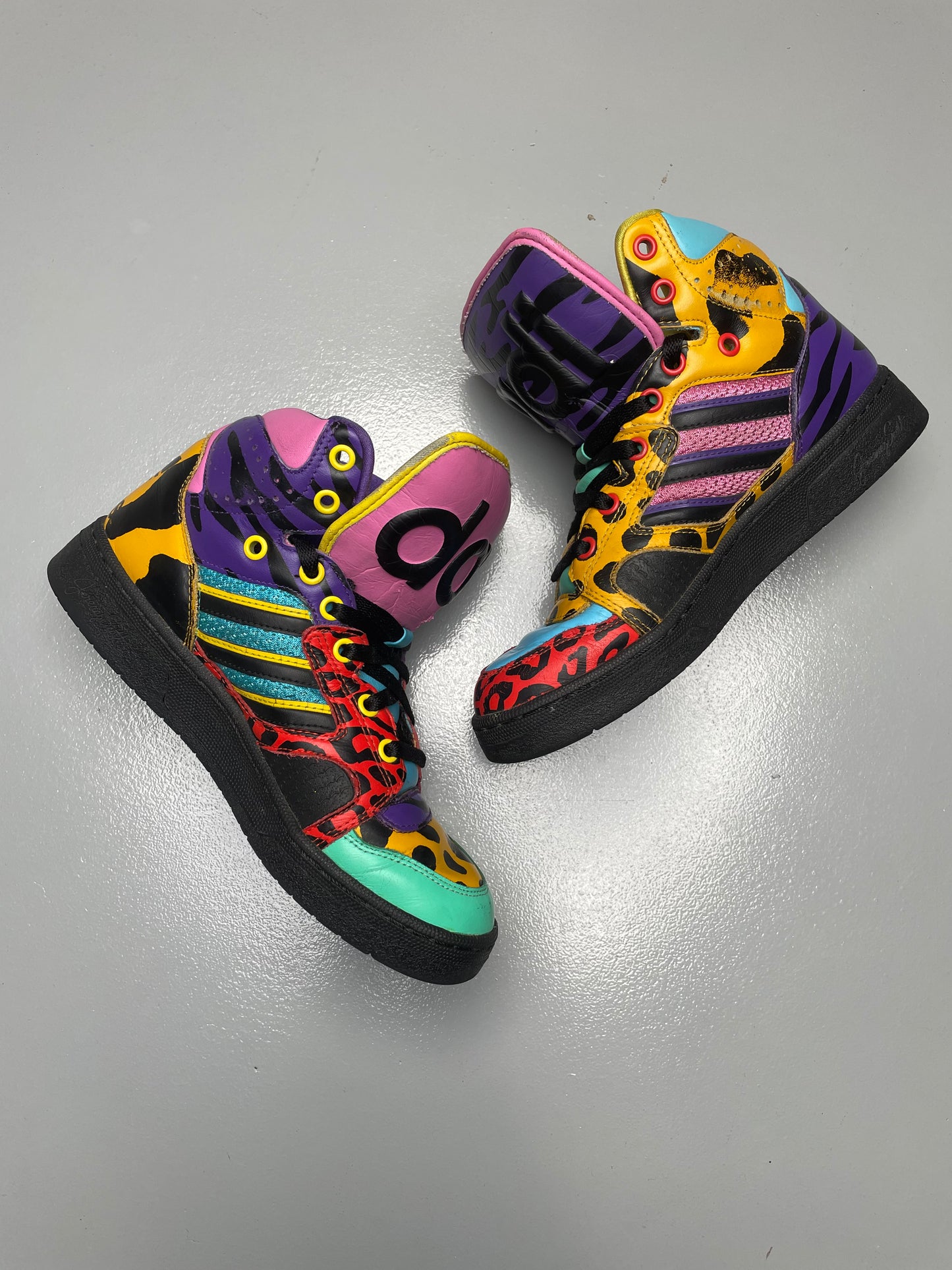 adidas Originals by Jeremy Scott A/W 2012 JS Instinct Hi (Multicolor) - size 40