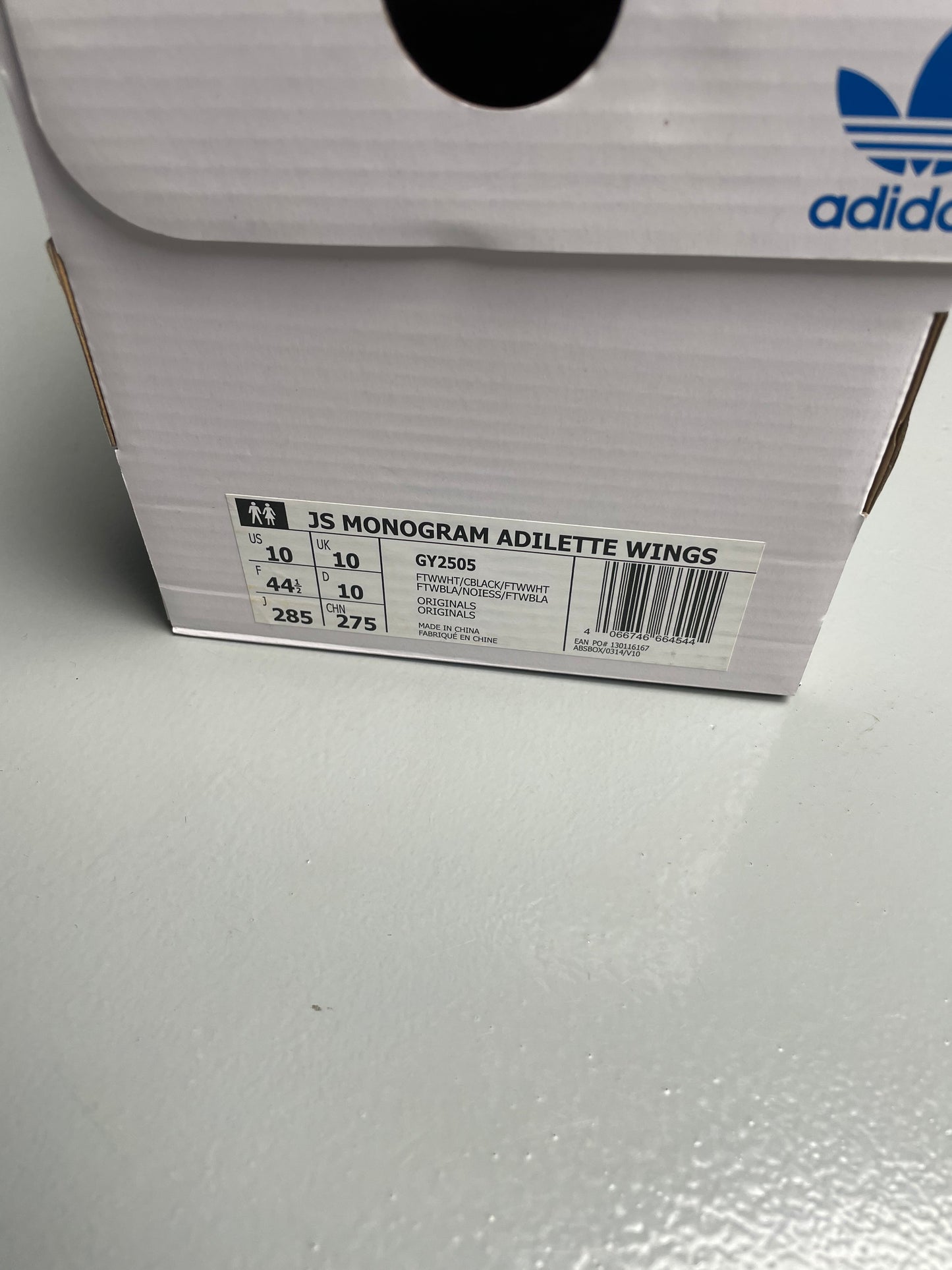 adidas Originals X Jeremy Scott 2022 Monogram Adilette Wings - size 44 1/2