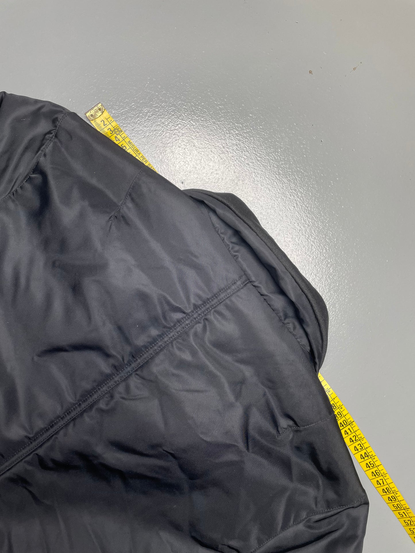 (sample) adidas Originals by Jeremy Scott A/W 2015 Tuxedo Bomber - women's size M