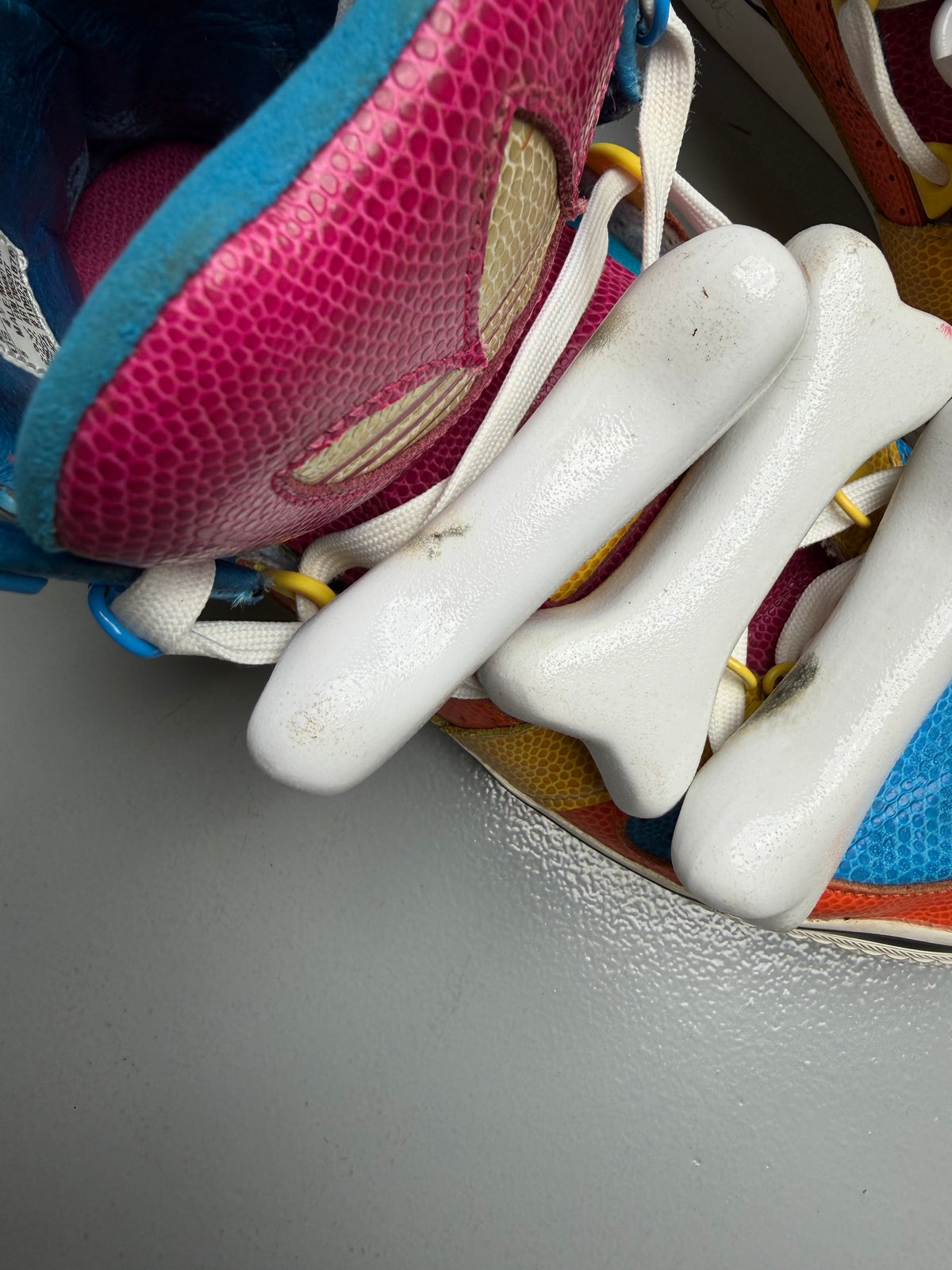 adidas Originals by Jeremy Scott S/S 2014 JS Bones Multicolor - size 37 1/3