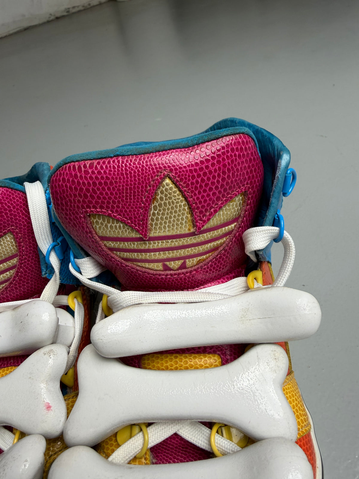 adidas Originals by Jeremy Scott S/S 2014 JS Bones Multicolor - size 37 1/3