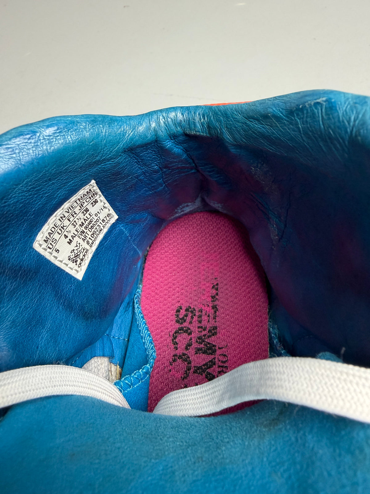 adidas Originals by Jeremy Scott S/S 2014 JS Bones Multicolor - size 37 1/3