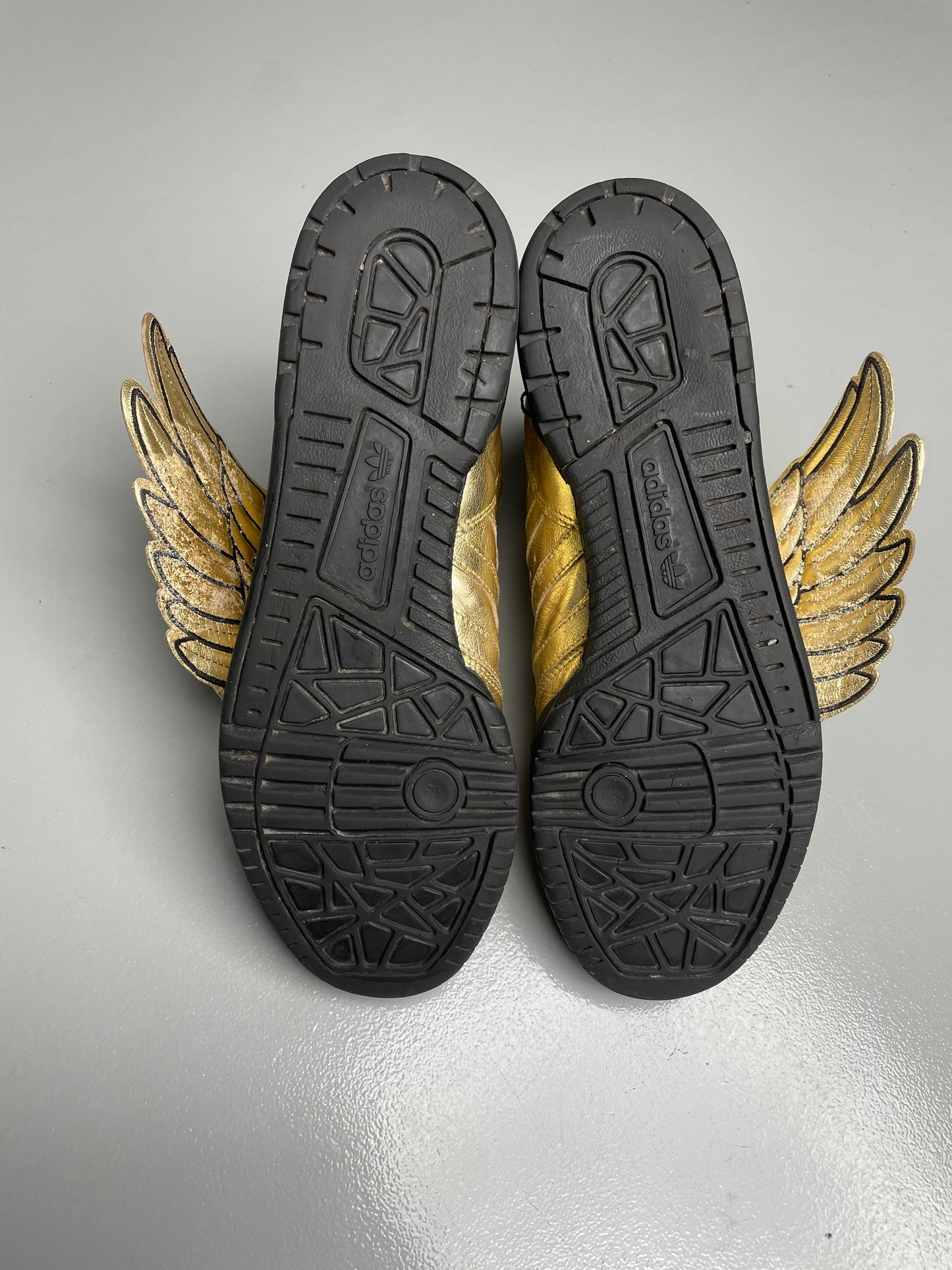adidas Originals by Jeremy Scott S/S 2009 JS Wings (Metallic Gold/Black) - size 44