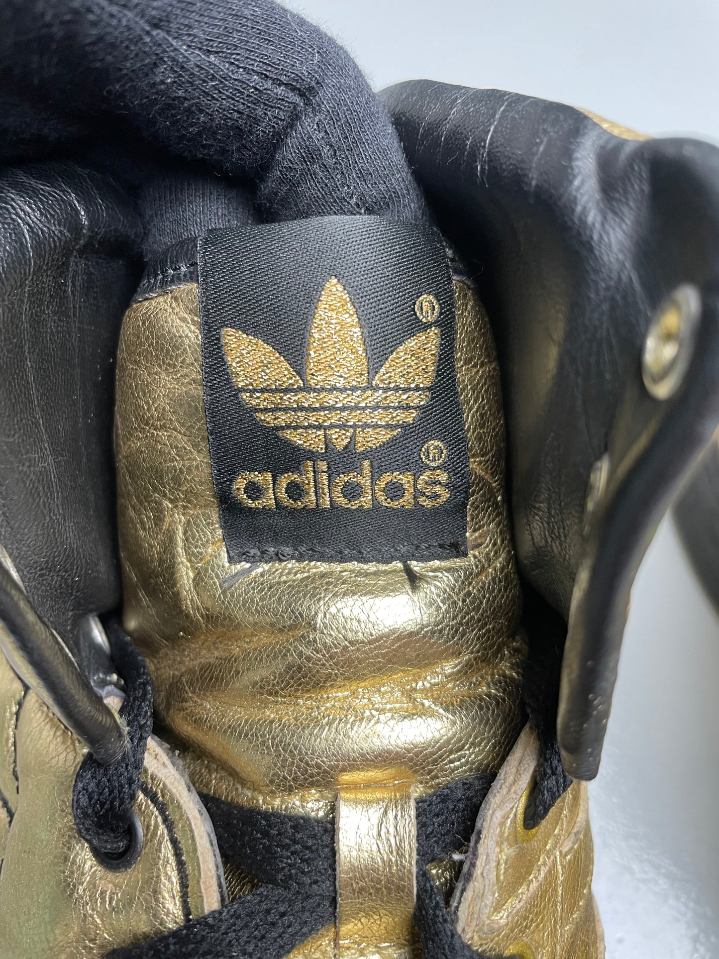 adidas Originals by Jeremy Scott S/S 2009 JS Wings (Metallic Gold/Black) - size 44
