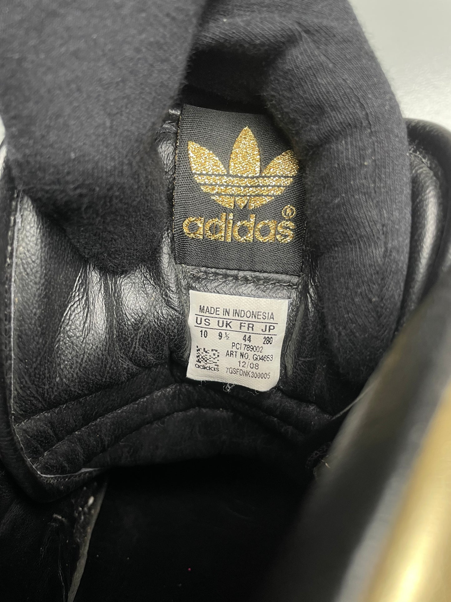 adidas Originals by Jeremy Scott S/S 2009 JS Wings (Metallic Gold/Black) - size 44