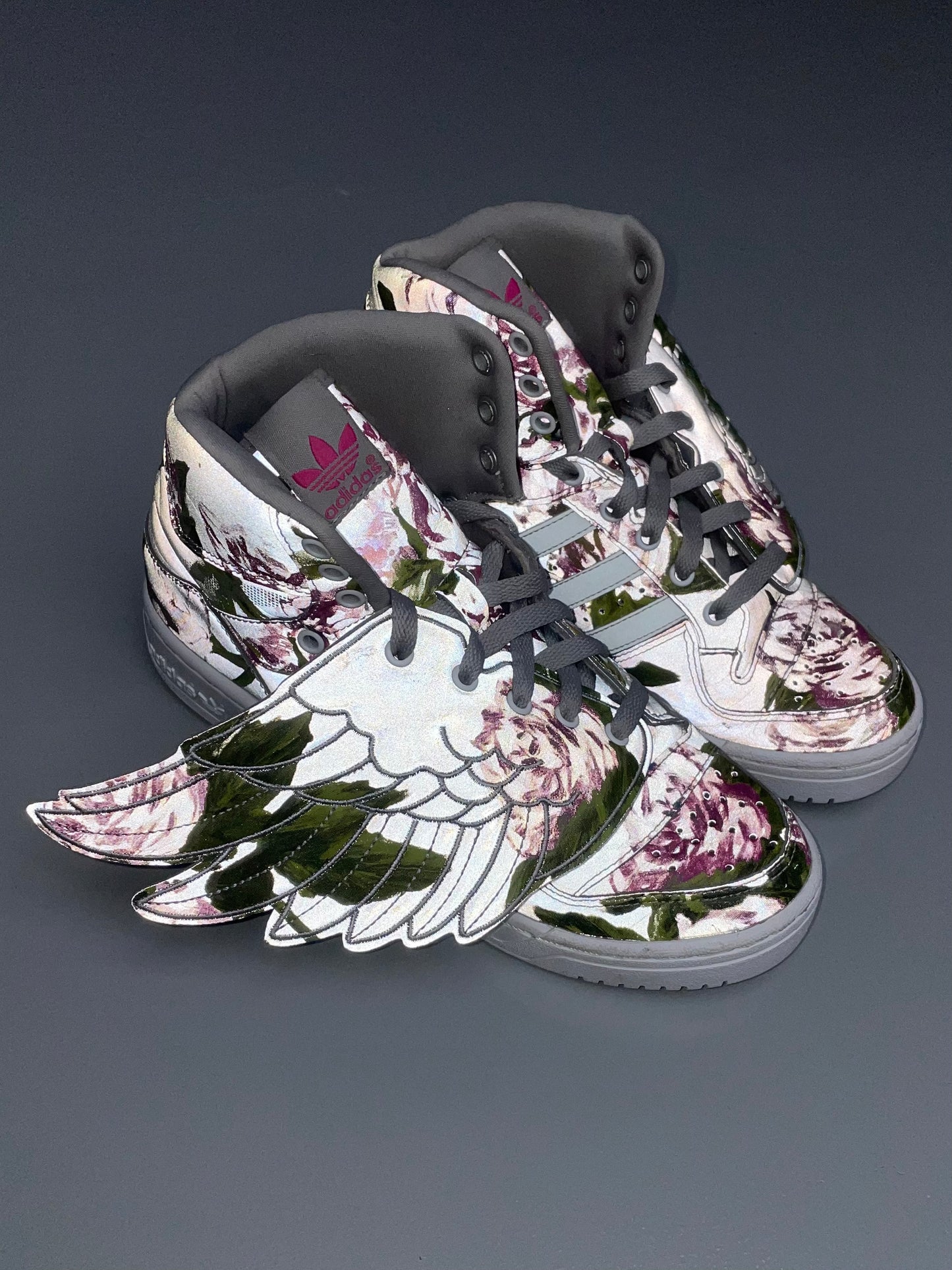 adidas Originals by Jeremy Scott S/S 2015 JS Wings Floral - size 39 1/3
