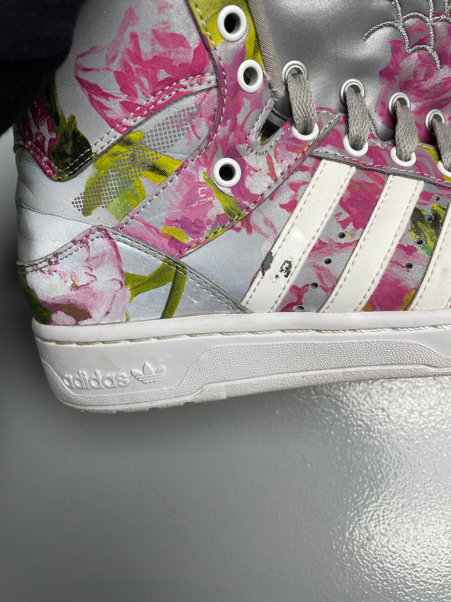 adidas Originals by Jeremy Scott S/S 2015 JS Wings Floral - size 39 1/3