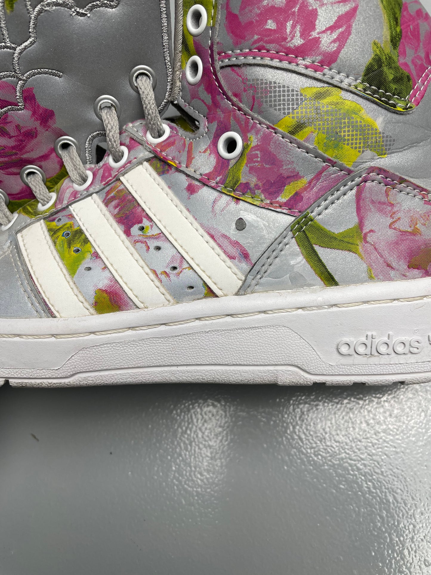adidas Originals by Jeremy Scott S/S 2015 JS Wings Floral - size 39 1/3