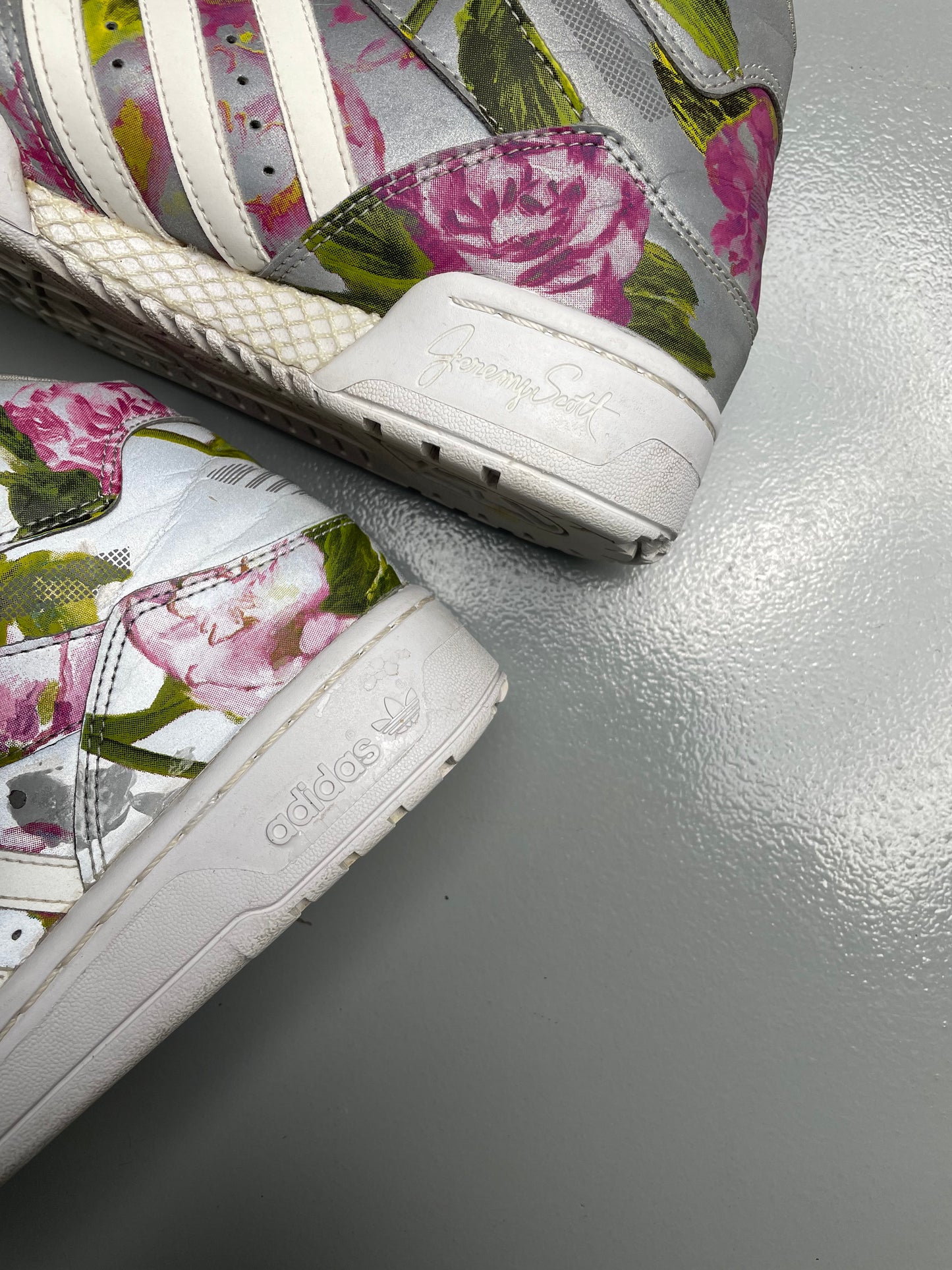adidas Originals by Jeremy Scott S/S 2015 JS Wings Floral - size 39 1/3