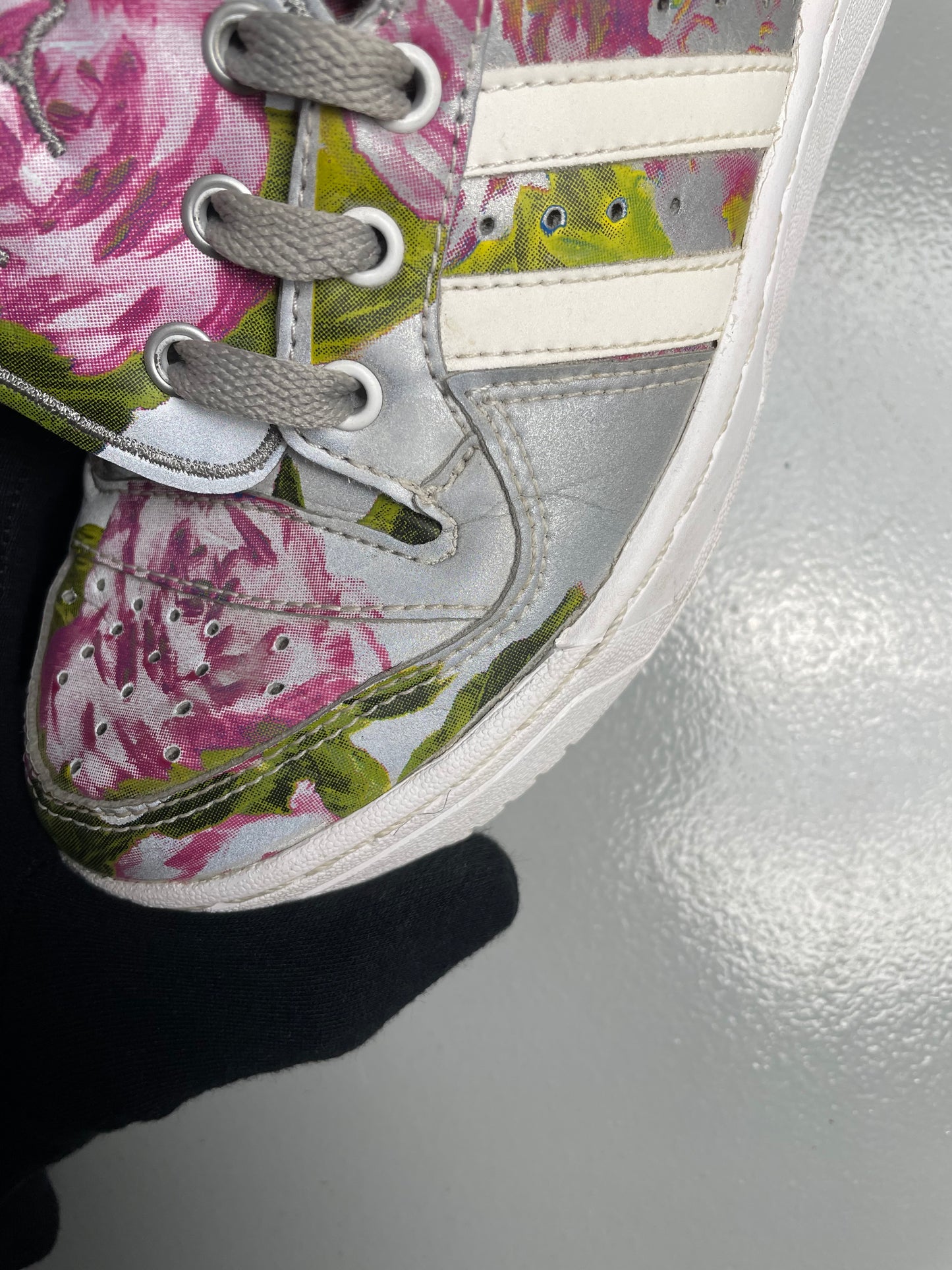 adidas Originals by Jeremy Scott S/S 2015 JS Wings Floral - size 39 1/3