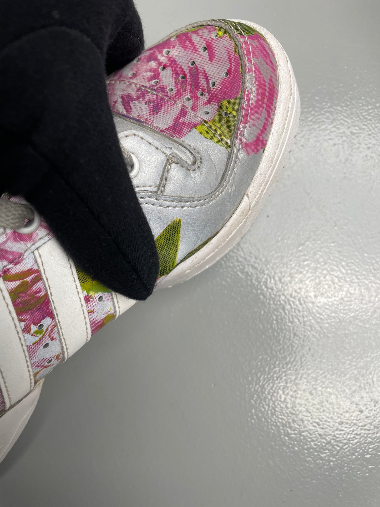 adidas Originals by Jeremy Scott S/S 2015 JS Wings Floral - size 39 1/3