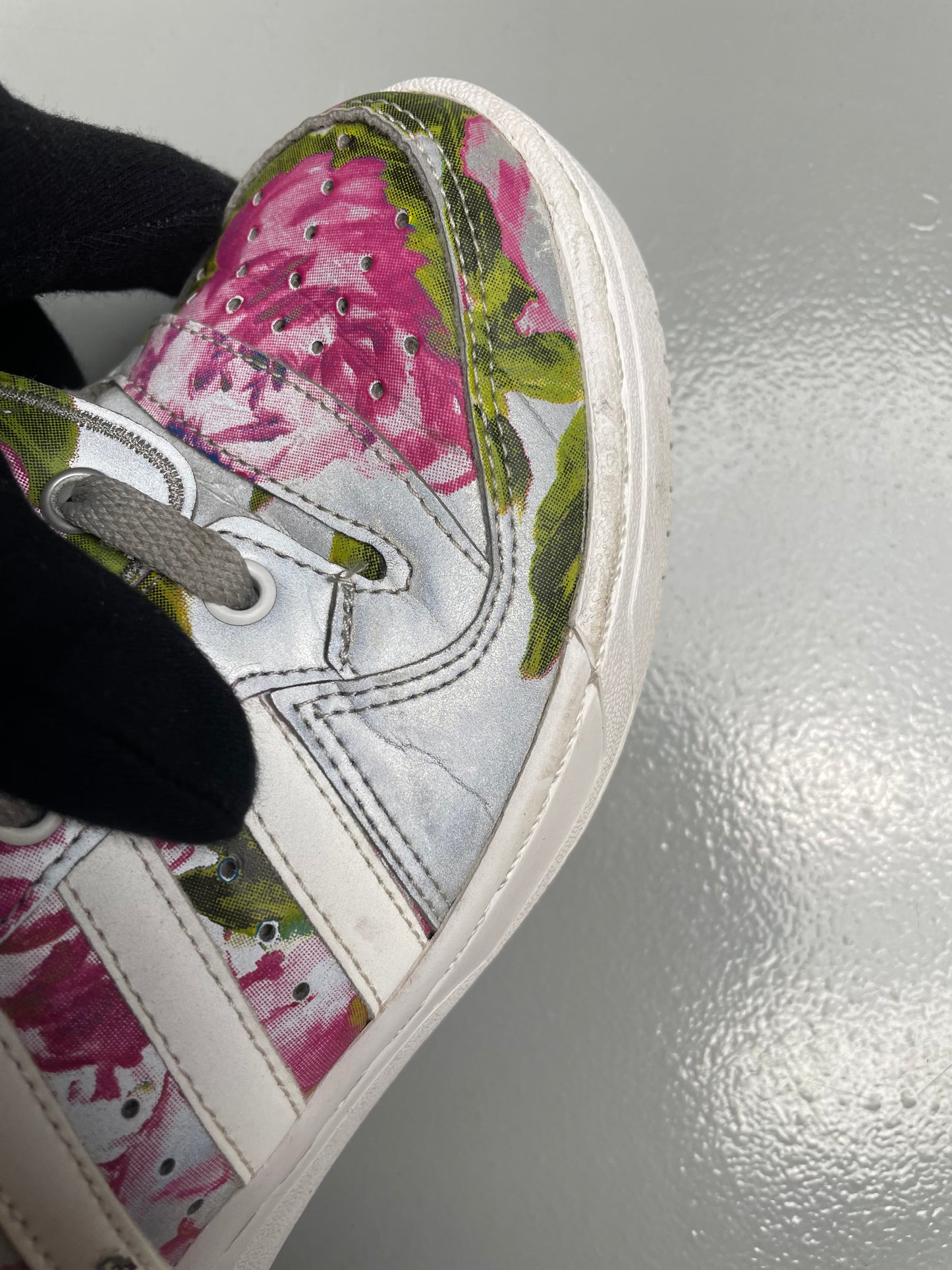 adidas Originals by Jeremy Scott S/S 2015 JS Wings Floral - size 39 1/3