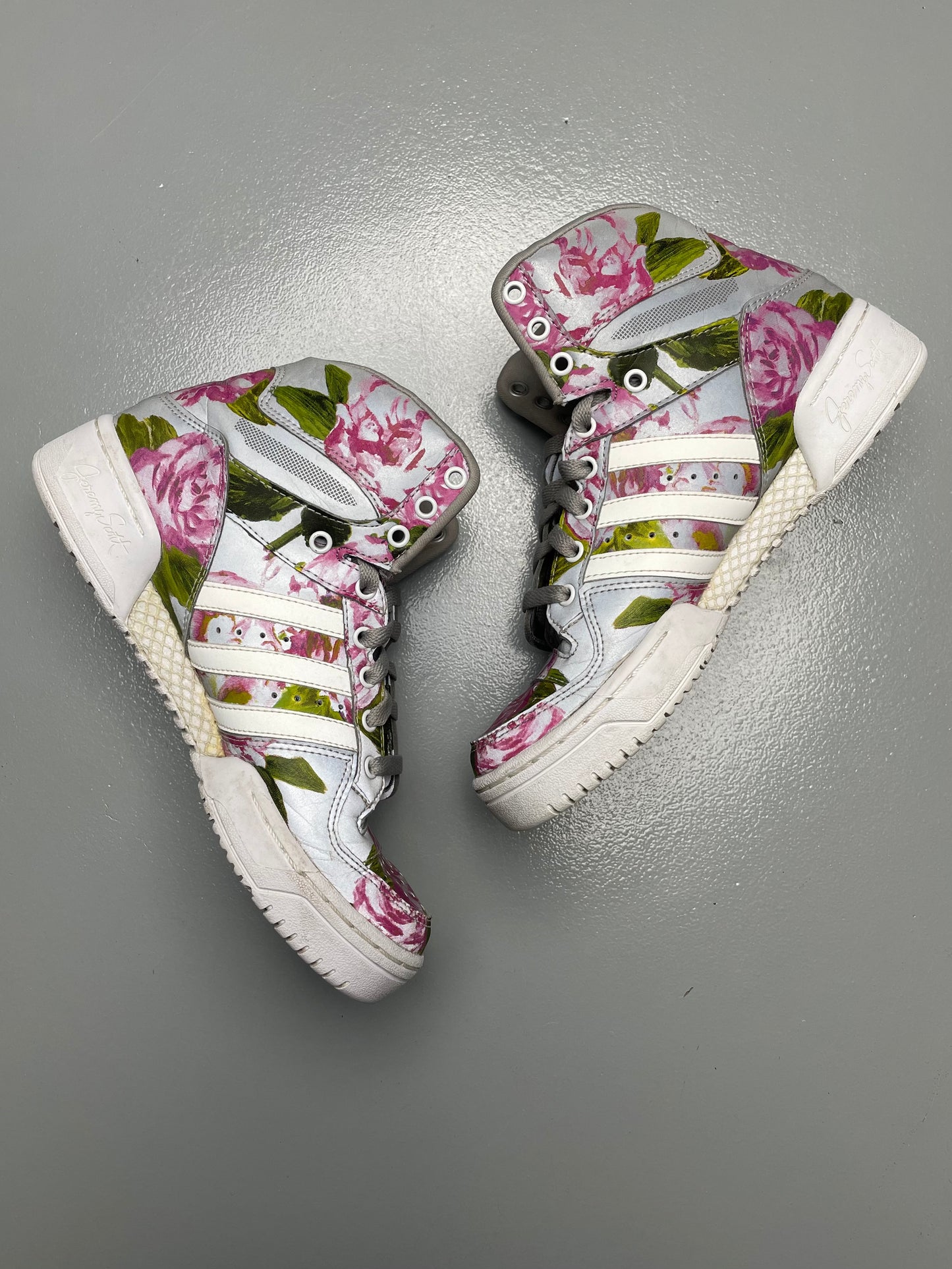 adidas Originals by Jeremy Scott S/S 2015 JS Wings Floral - size 39 1/3