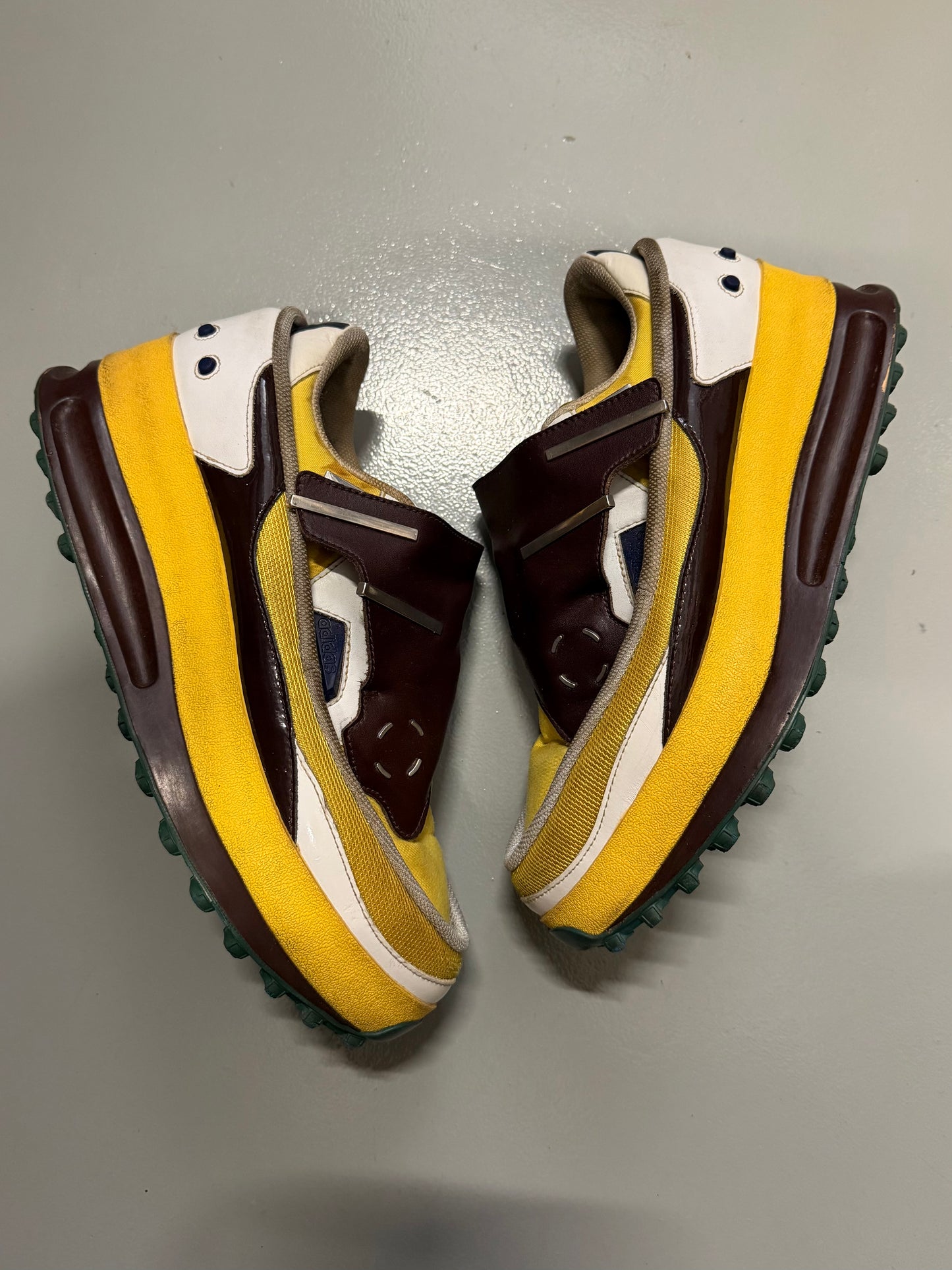 adidas X Raf Simons S/S 2014 Super Trekker (yellow/brown) - size 43 1/3