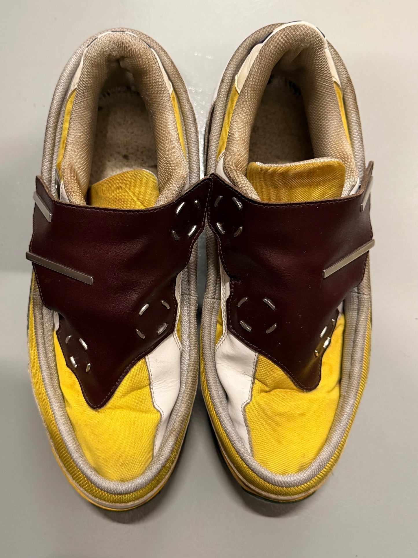 adidas X Raf Simons S/S 2014 Super Trekker (yellow/brown) - size 43 1/3