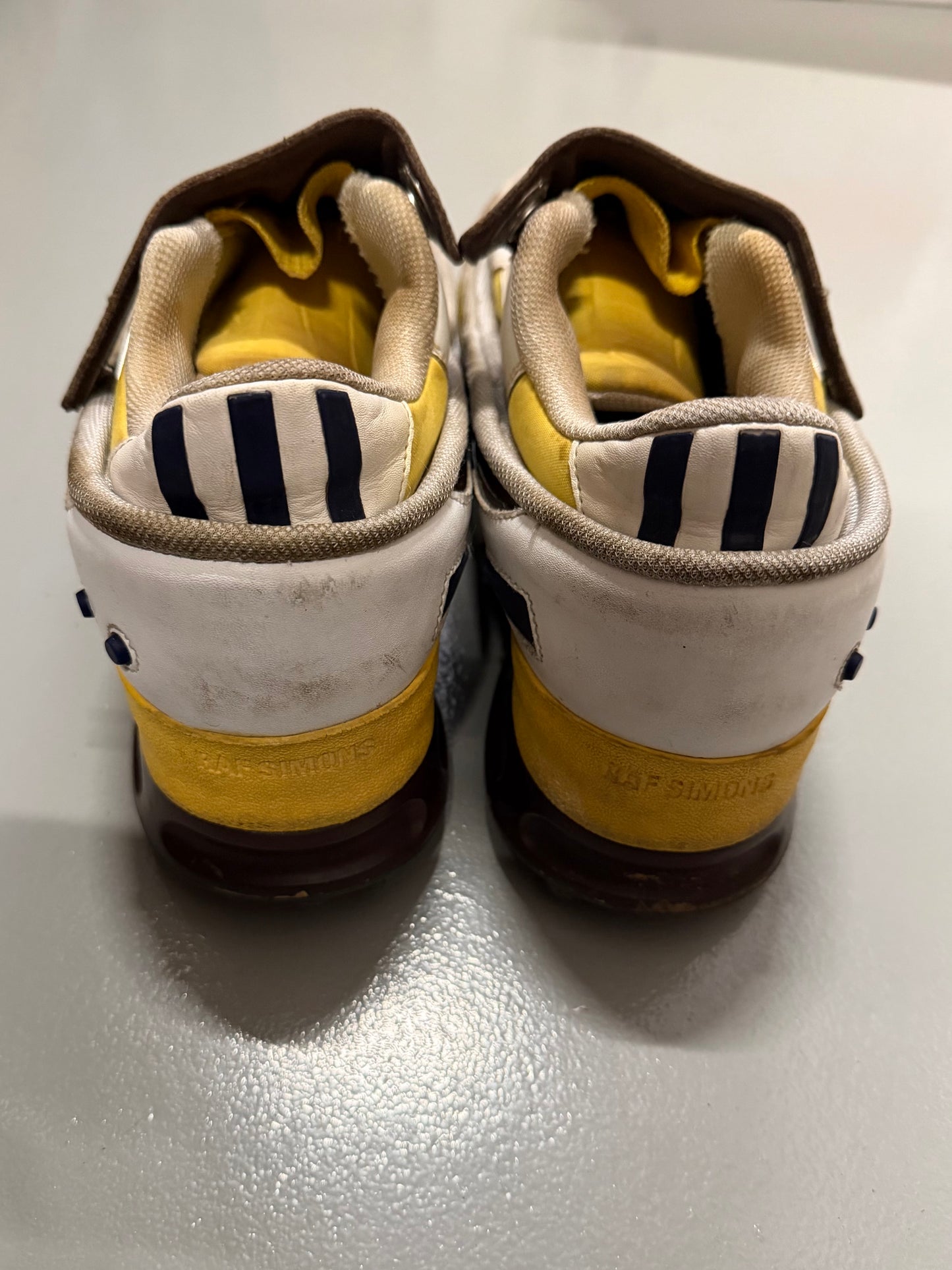 adidas X Raf Simons S/S 2014 Super Trekker (yellow/brown) - size 43 1/3