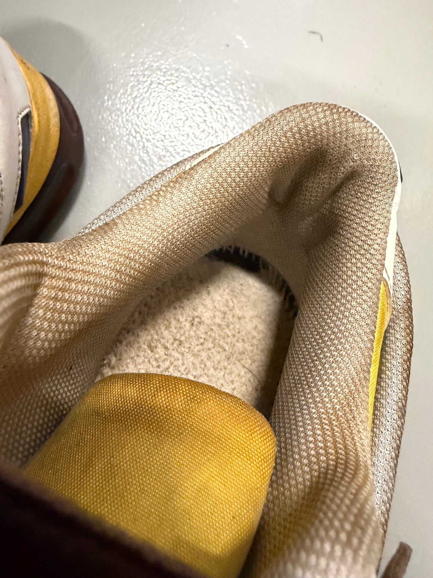 adidas X Raf Simons S/S 2014 Super Trekker (yellow/brown) - size 43 1/3