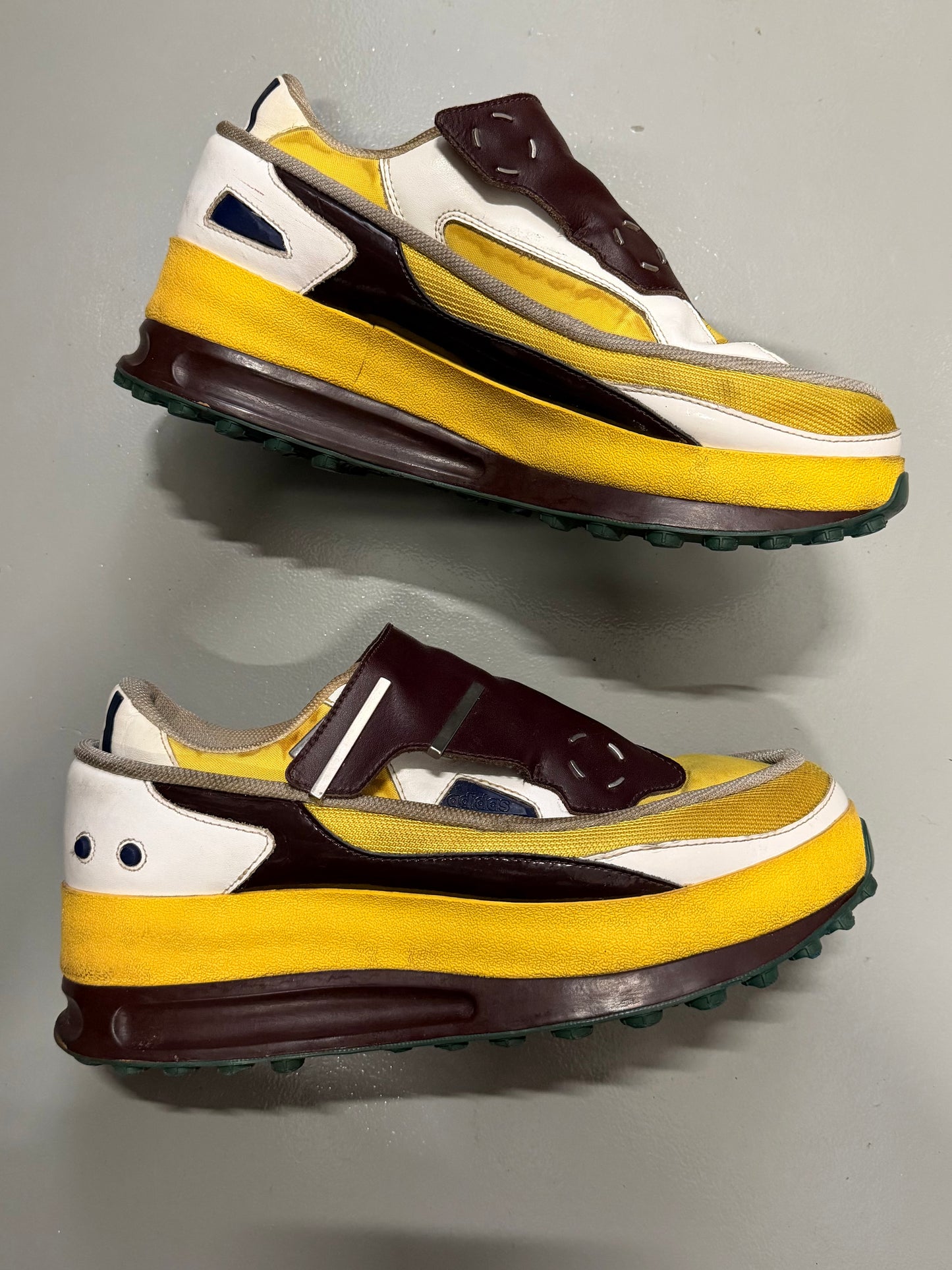 adidas X Raf Simons S/S 2014 Super Trekker (yellow/brown) - size 43 1/3