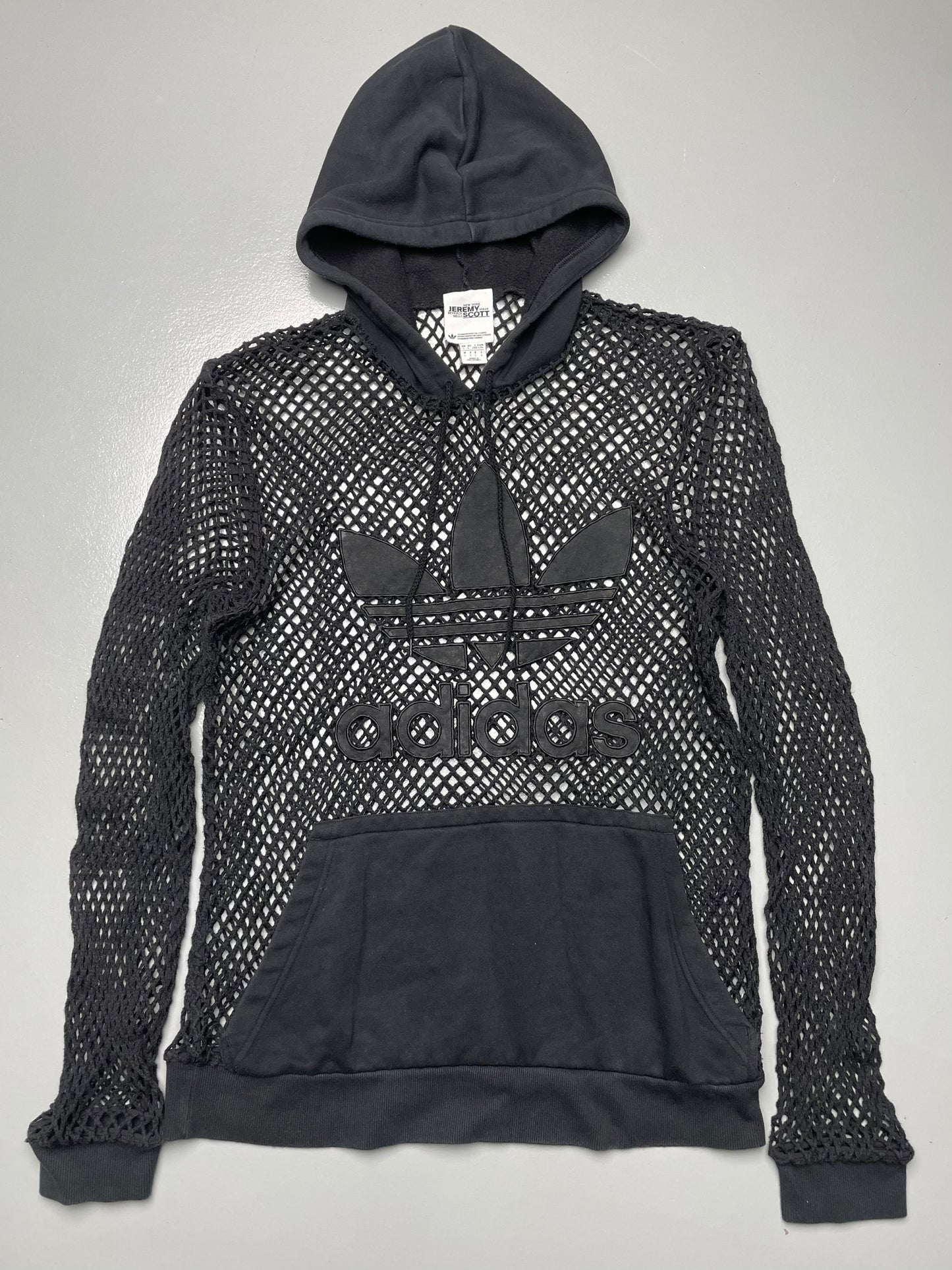 adidas Originals by Jeremy Scott A/W 2014 net hoodie - size L