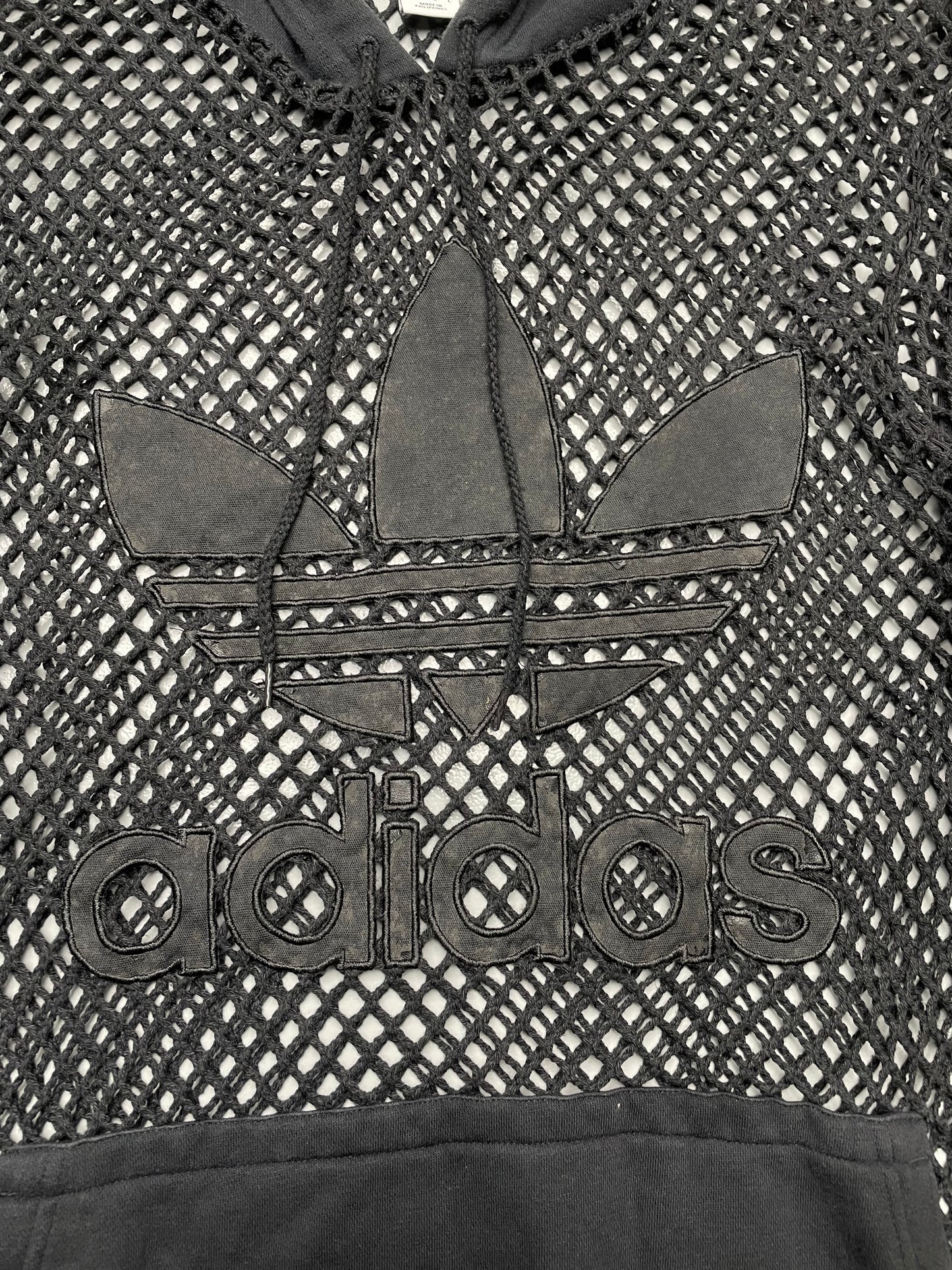 adidas Originals by Jeremy Scott A/W 2014 net hoodie - size L