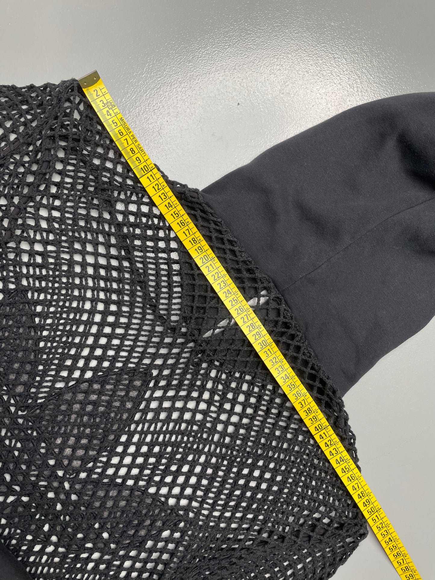 adidas Originals by Jeremy Scott A/W 2014 net hoodie - size L