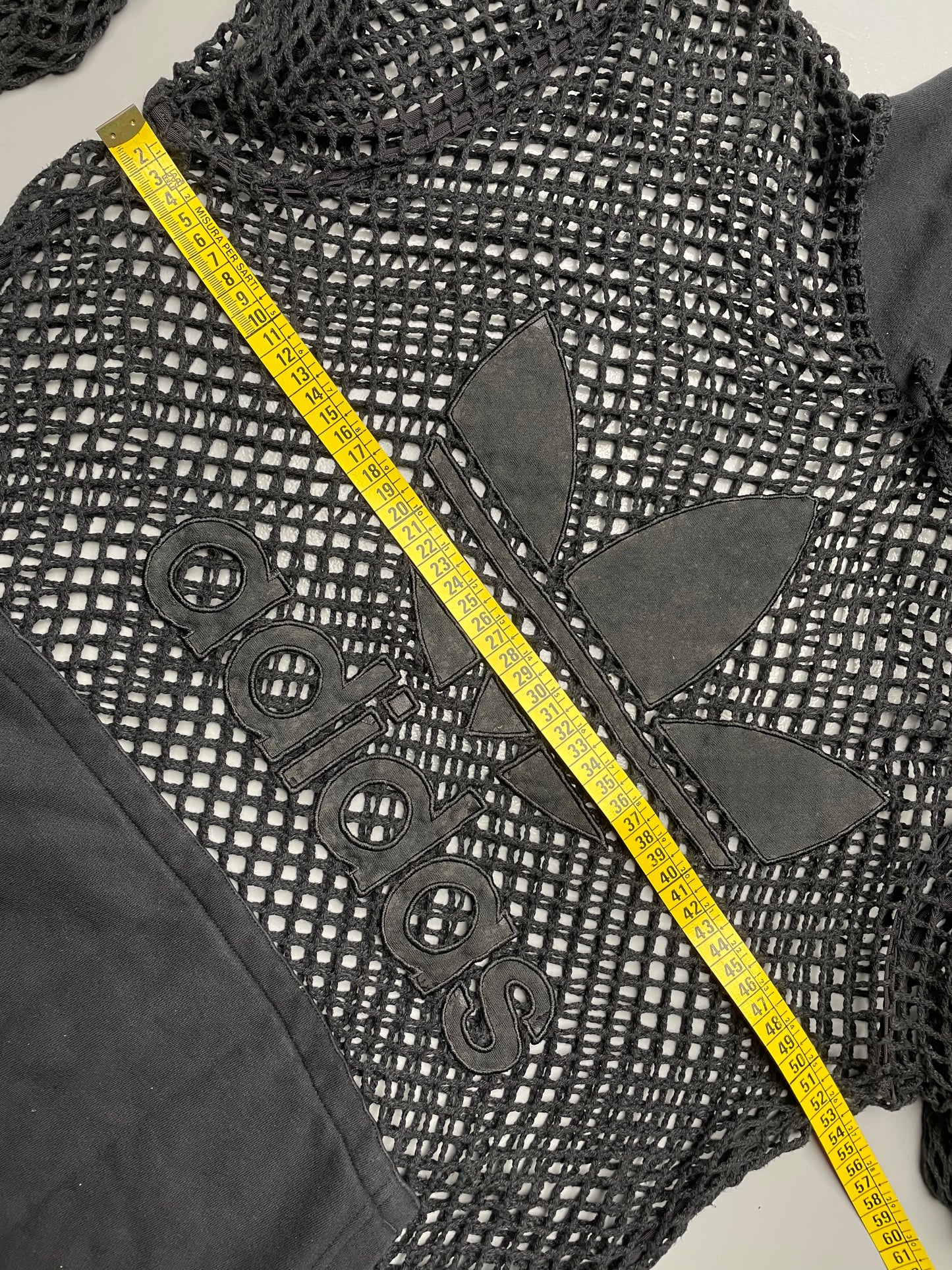 adidas Originals by Jeremy Scott A/W 2014 net hoodie - size L