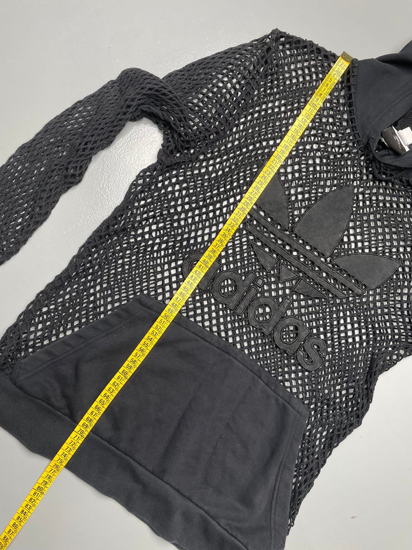 adidas Originals by Jeremy Scott A/W 2014 net hoodie - size L