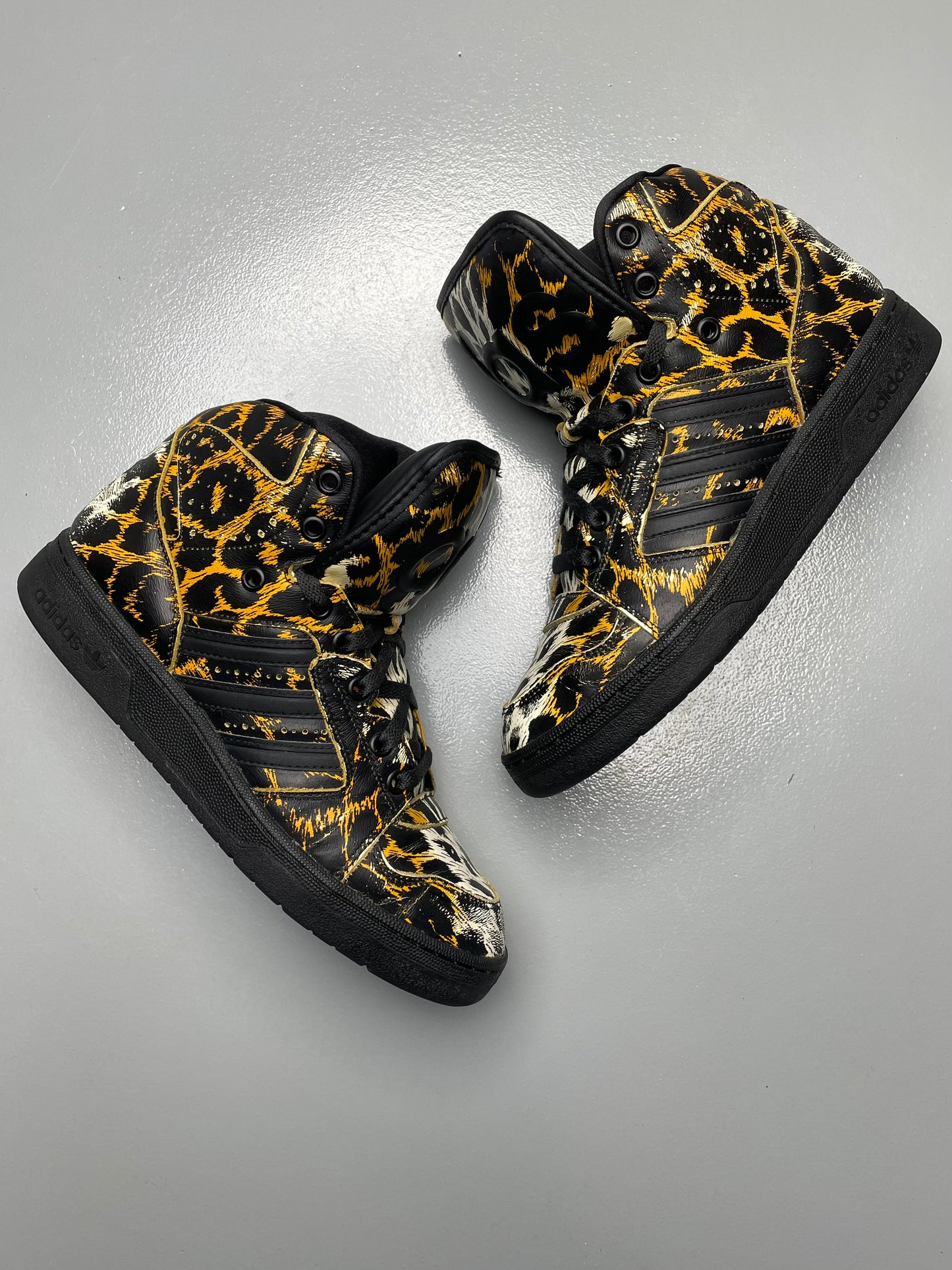 adidas Originals by Jeremy Scott S/S 2014 JS Instinct Hi Leopard - size 41 1/3