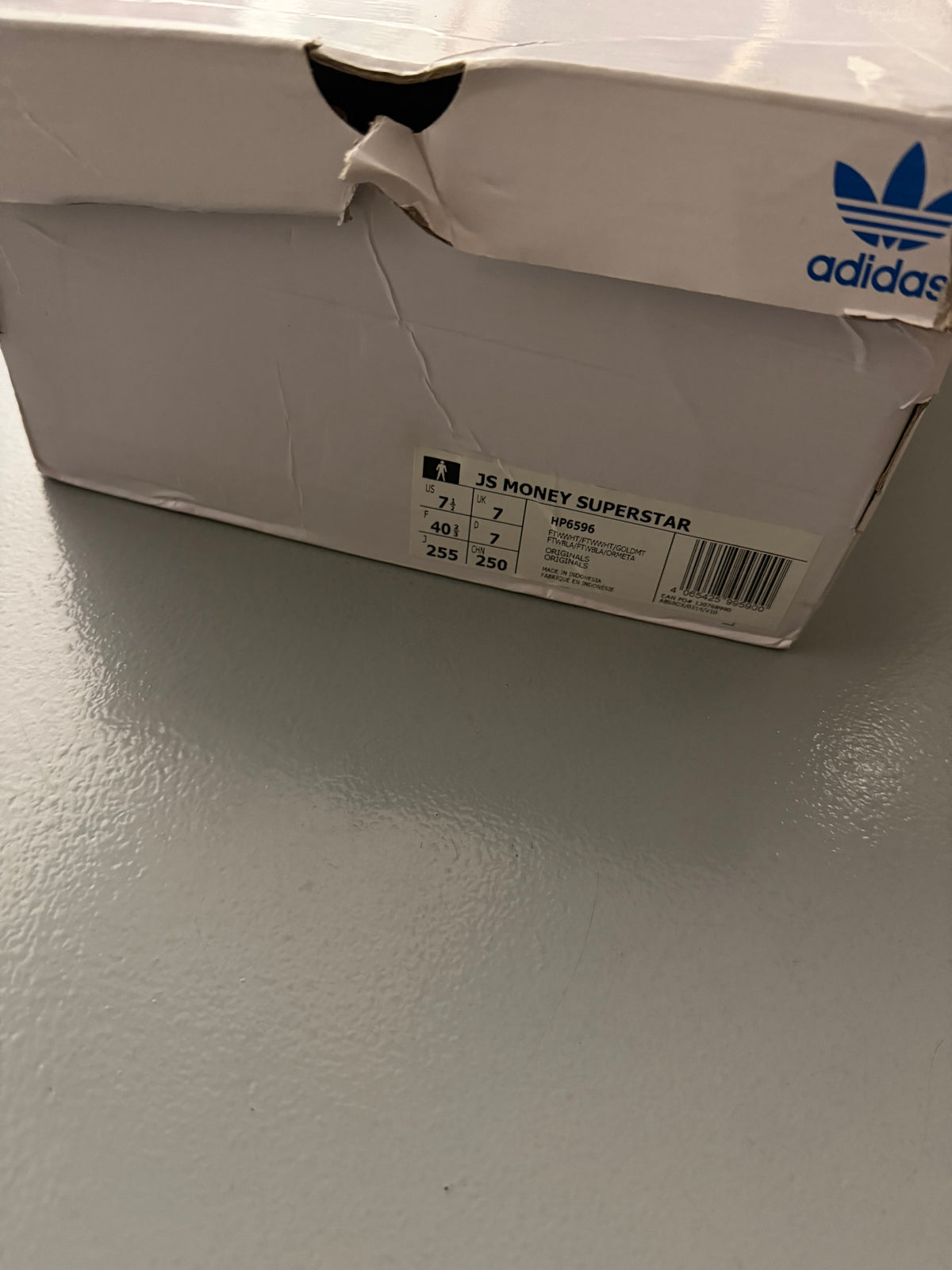 adidas Originals X Jeremy Scott 2022 JS Money Superstar - size 40 2/3