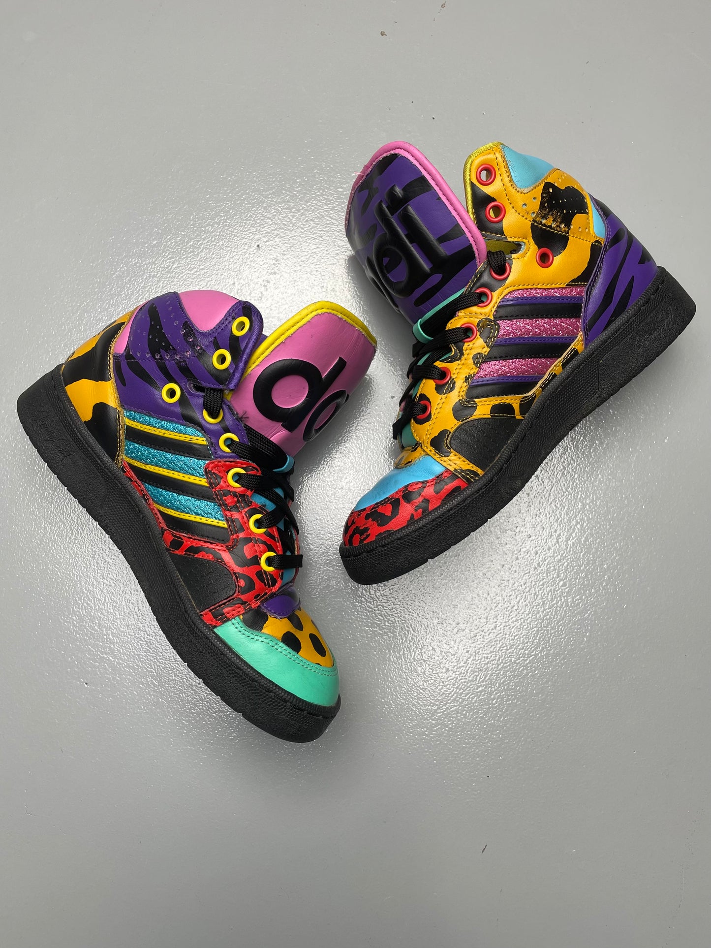adidas Originals by Jeremy Scott A/W 2012 JS Instinct Hi (Multicolor) - size 38
