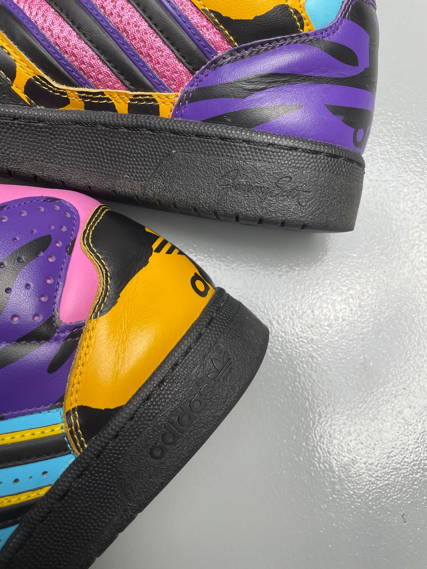 adidas Originals by Jeremy Scott A/W 2012 JS Instinct Hi (Multicolor) - size 38