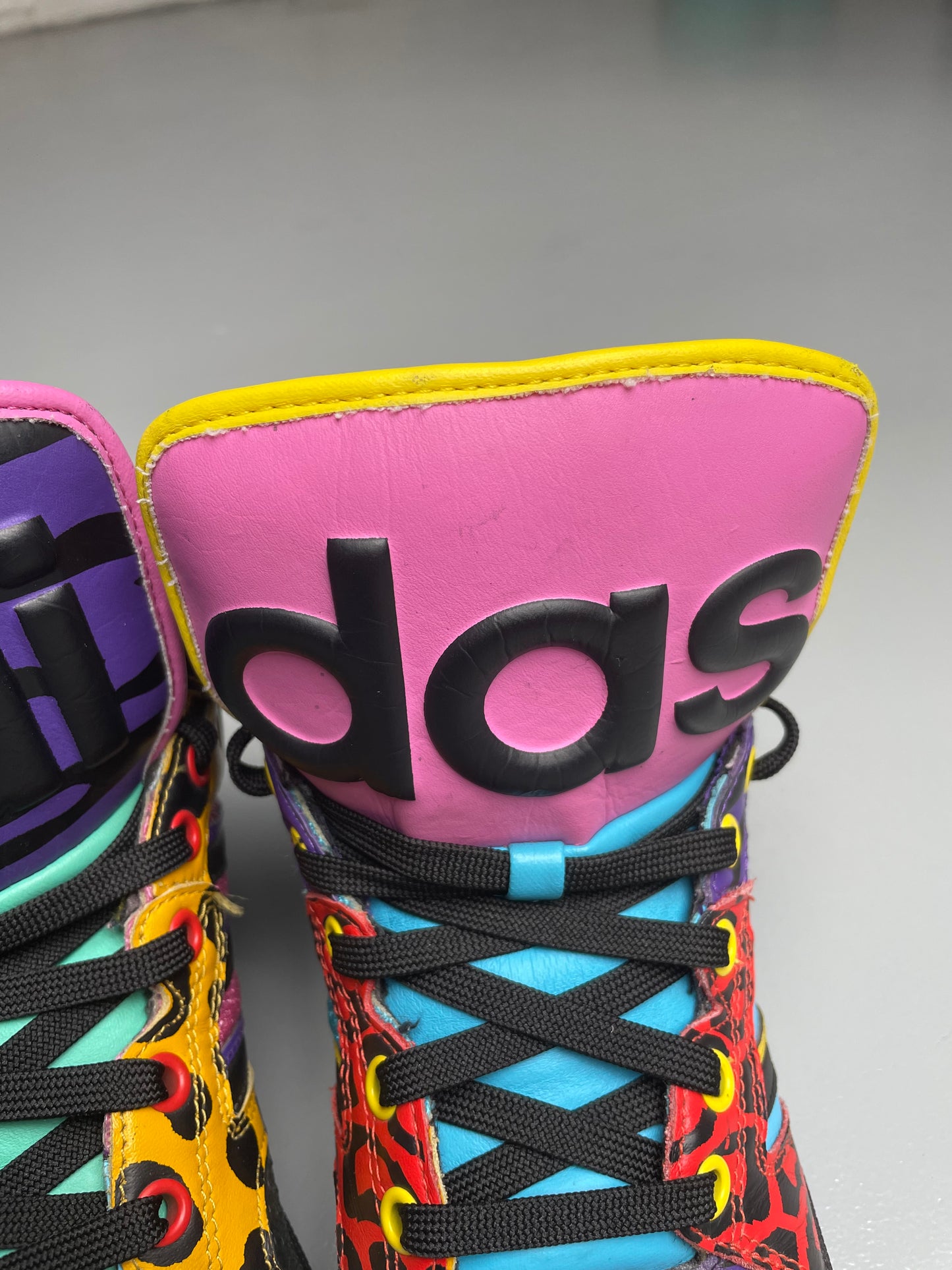 adidas Originals by Jeremy Scott A/W 2012 JS Instinct Hi (Multicolor) - size 38