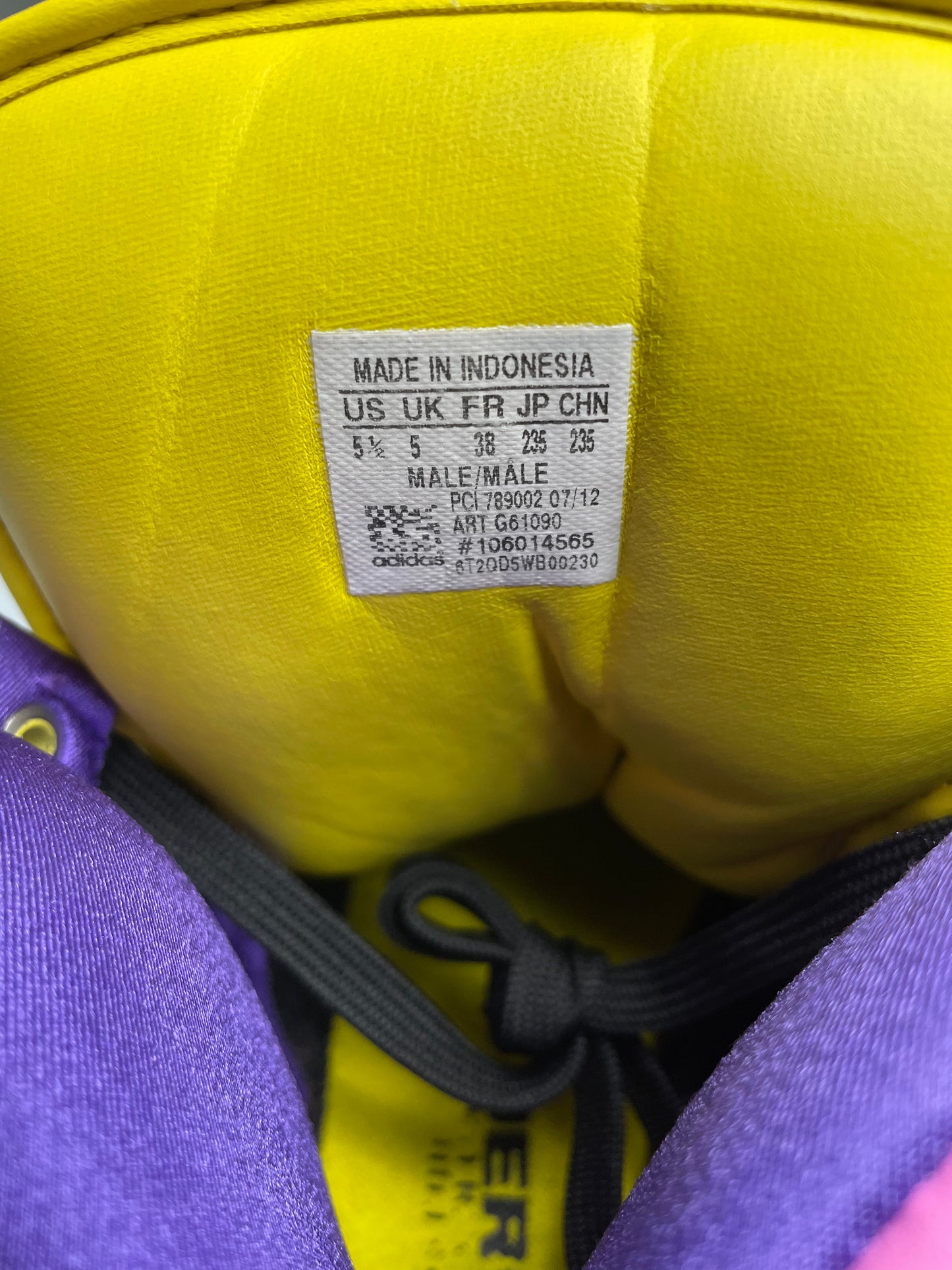 adidas Originals by Jeremy Scott A/W 2012 JS Instinct Hi (Multicolor) - size 38