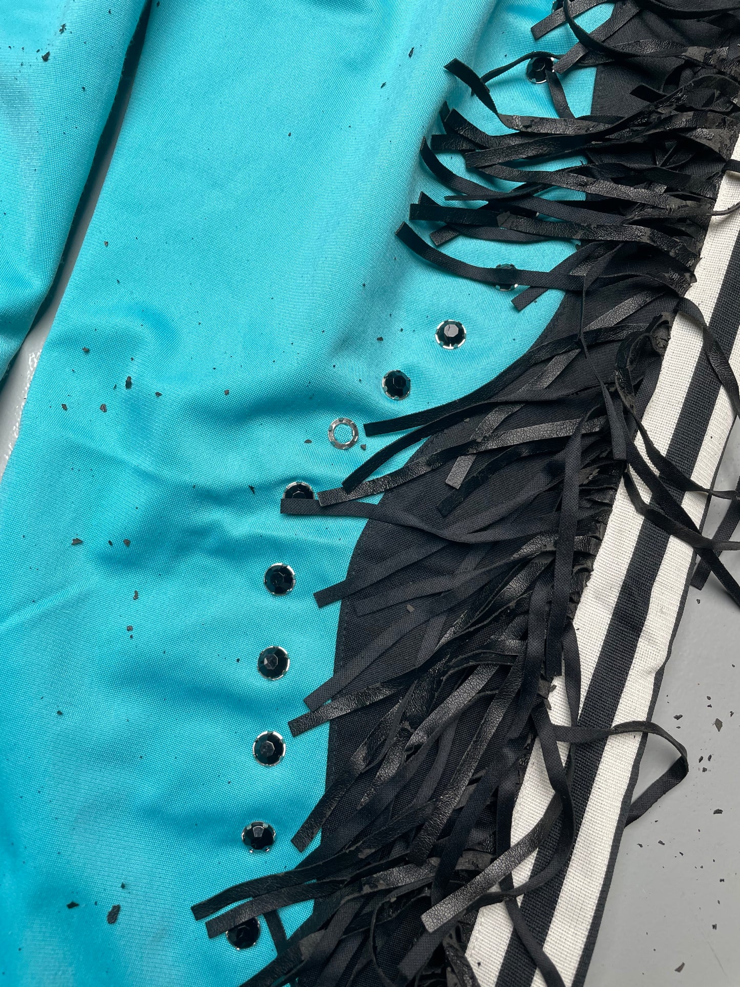 adidas Originals by Jeremy Scott S/S 2012 Fringed Track Pants - size L