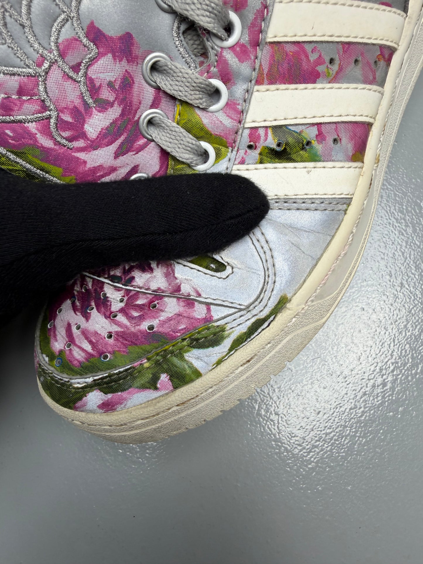 adidas Originals by Jeremy Scott S/S 2015 JS Wings Floral - size 40
