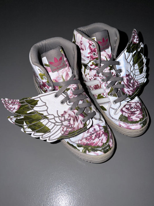 adidas Originals by Jeremy Scott S/S 2015 JS Wings Floral - size 40
